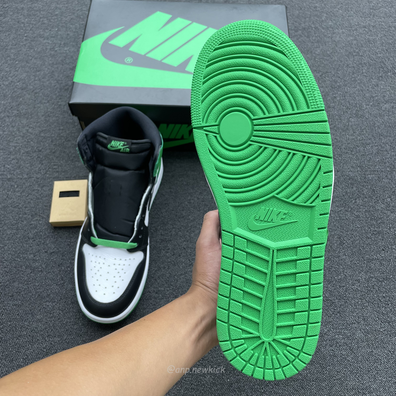 Air Jordan 1 Retro High Og Lucky Green Dz5485 031 (15) - www.newkick.vip