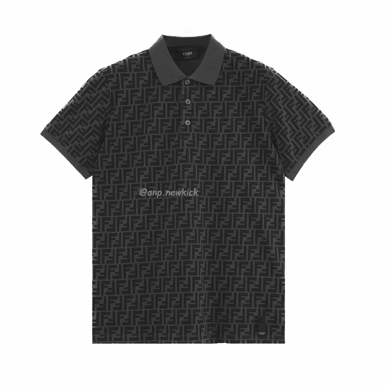 Fendi Ff Black Polo T Shirt (1) - www.newkick.vip Fendi Ff Black Polo T Shirt (1) - www.newkick.vip