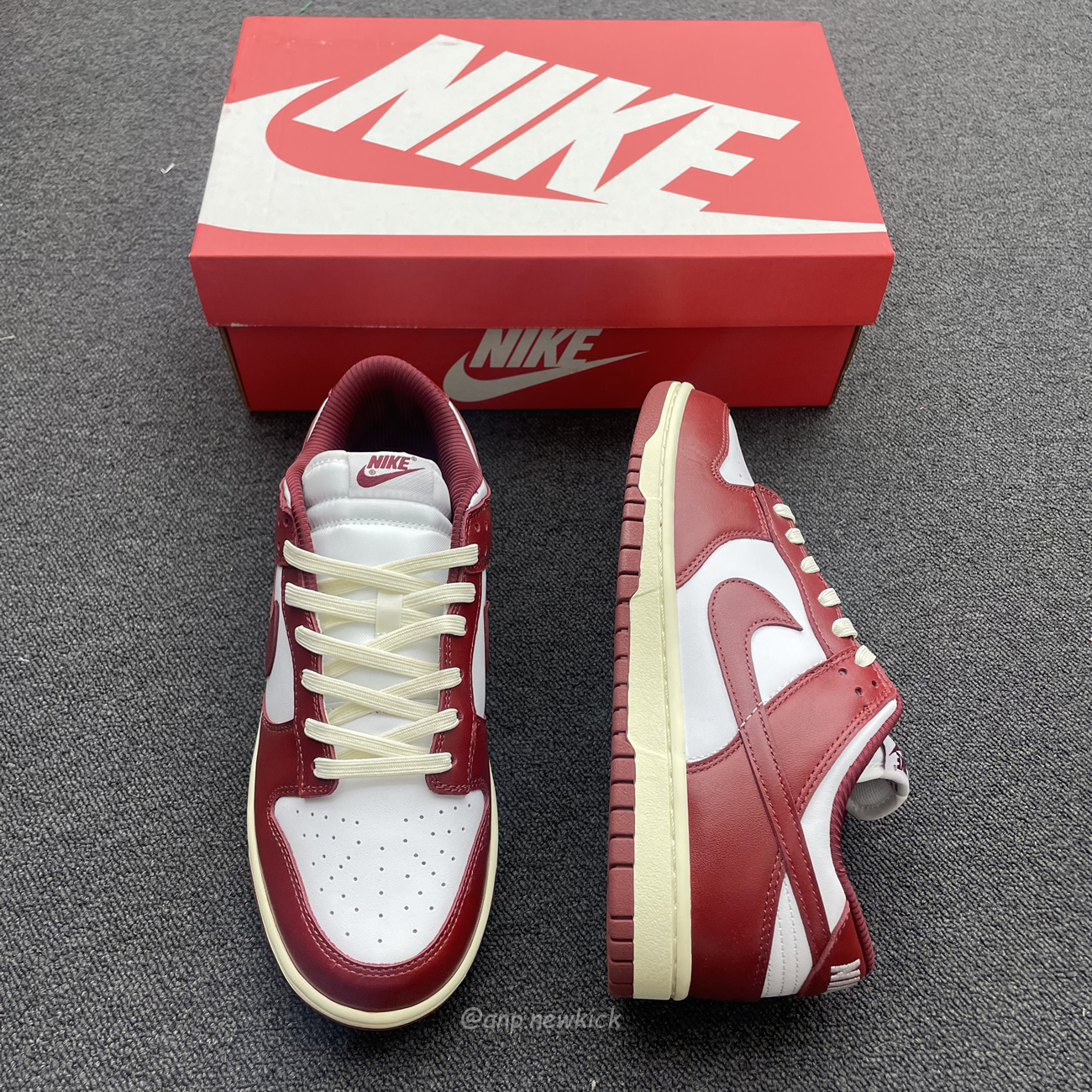 Nike Dunk Low Prm Vintage Team Red Fj4555 100 (12) - www.newkick.vip