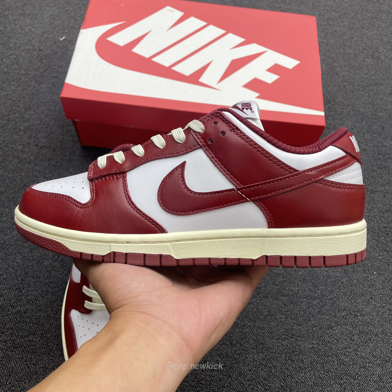 Nike Dunk Low Prm Vintage Team Red Fj4555 100 (2) - www.newkick.vip