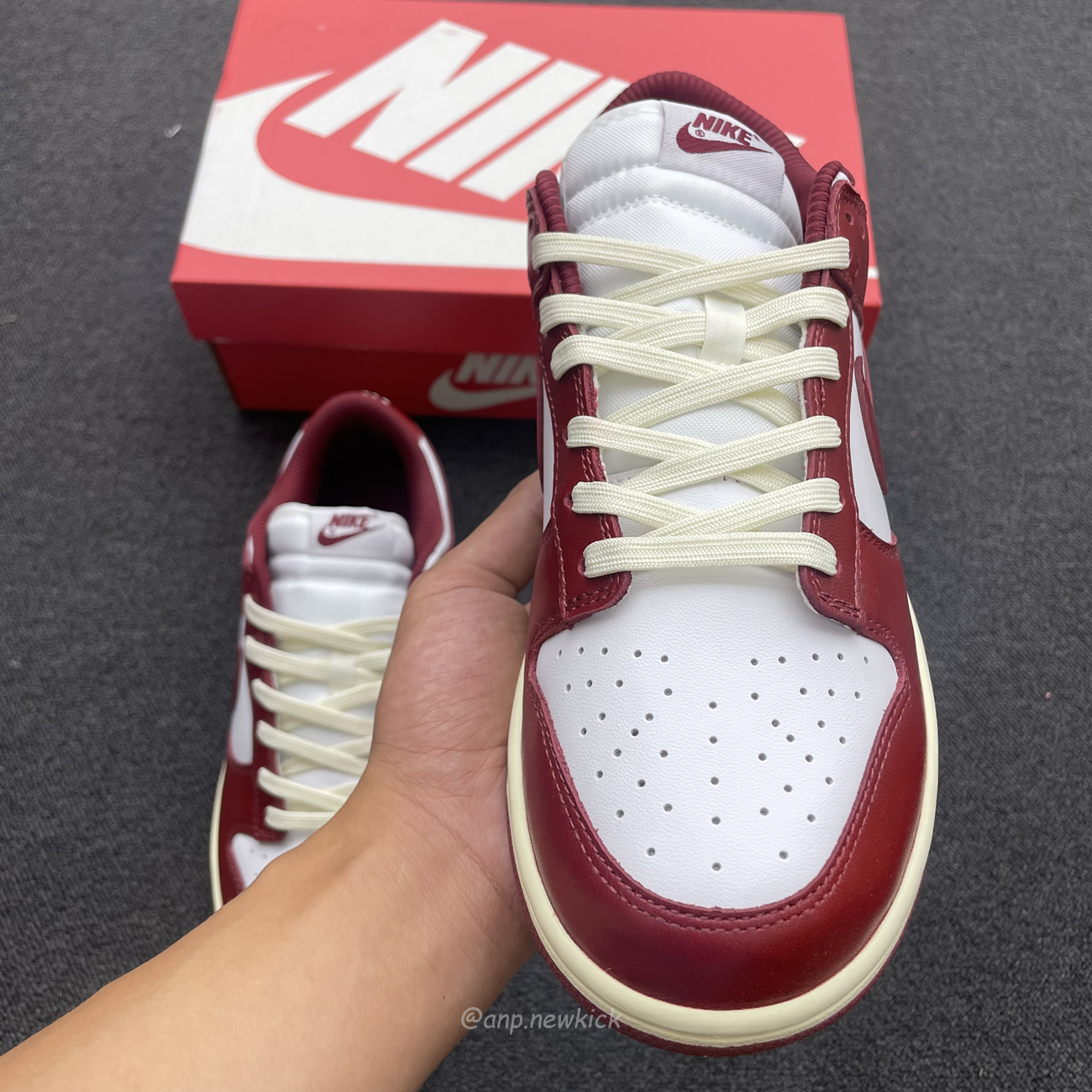 Nike Dunk Low Prm Vintage Team Red Fj4555 100 (8) - www.newkick.vip