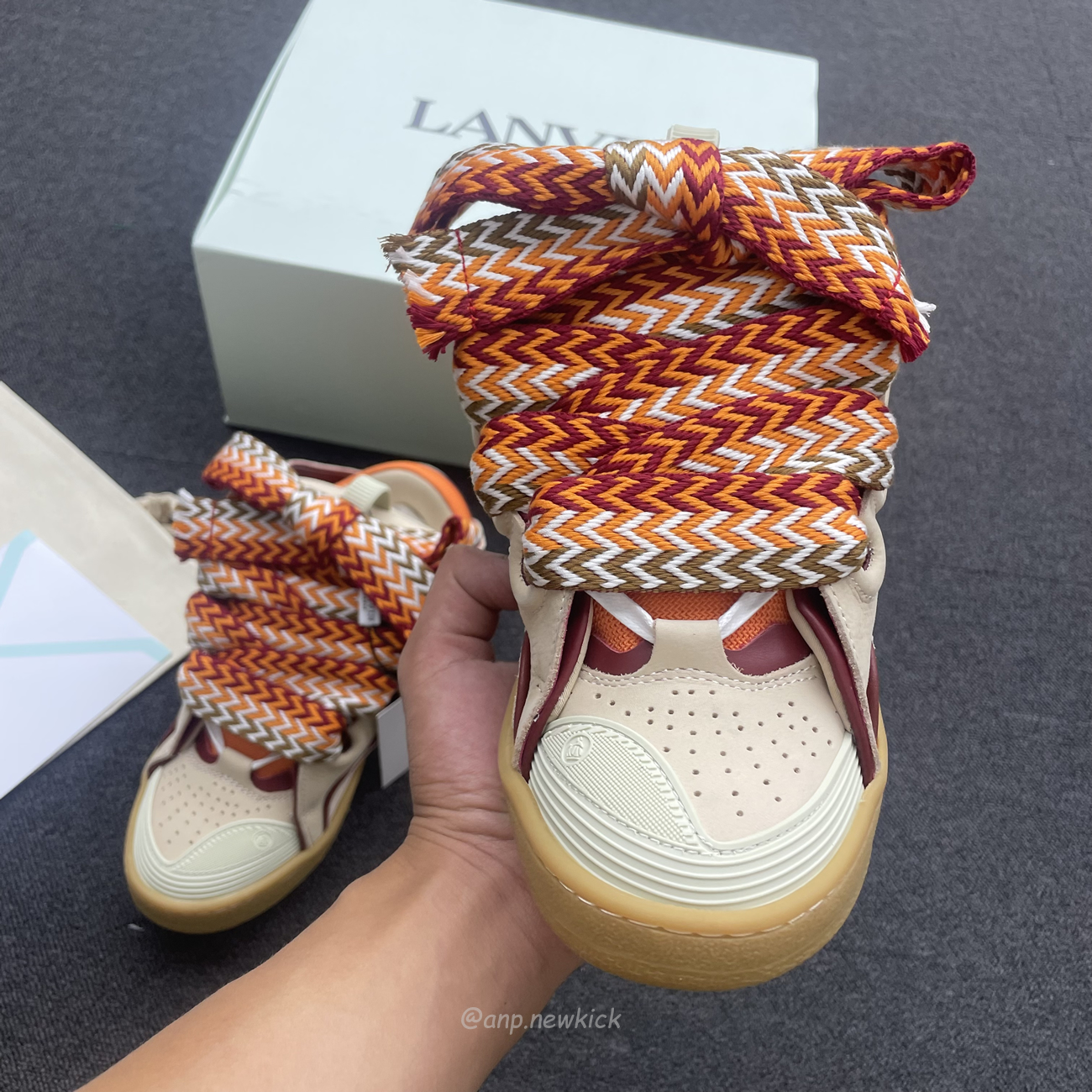 Lanvin Curb Sneakers Fmskrk11dragb518 (4) - www.newkick.vip