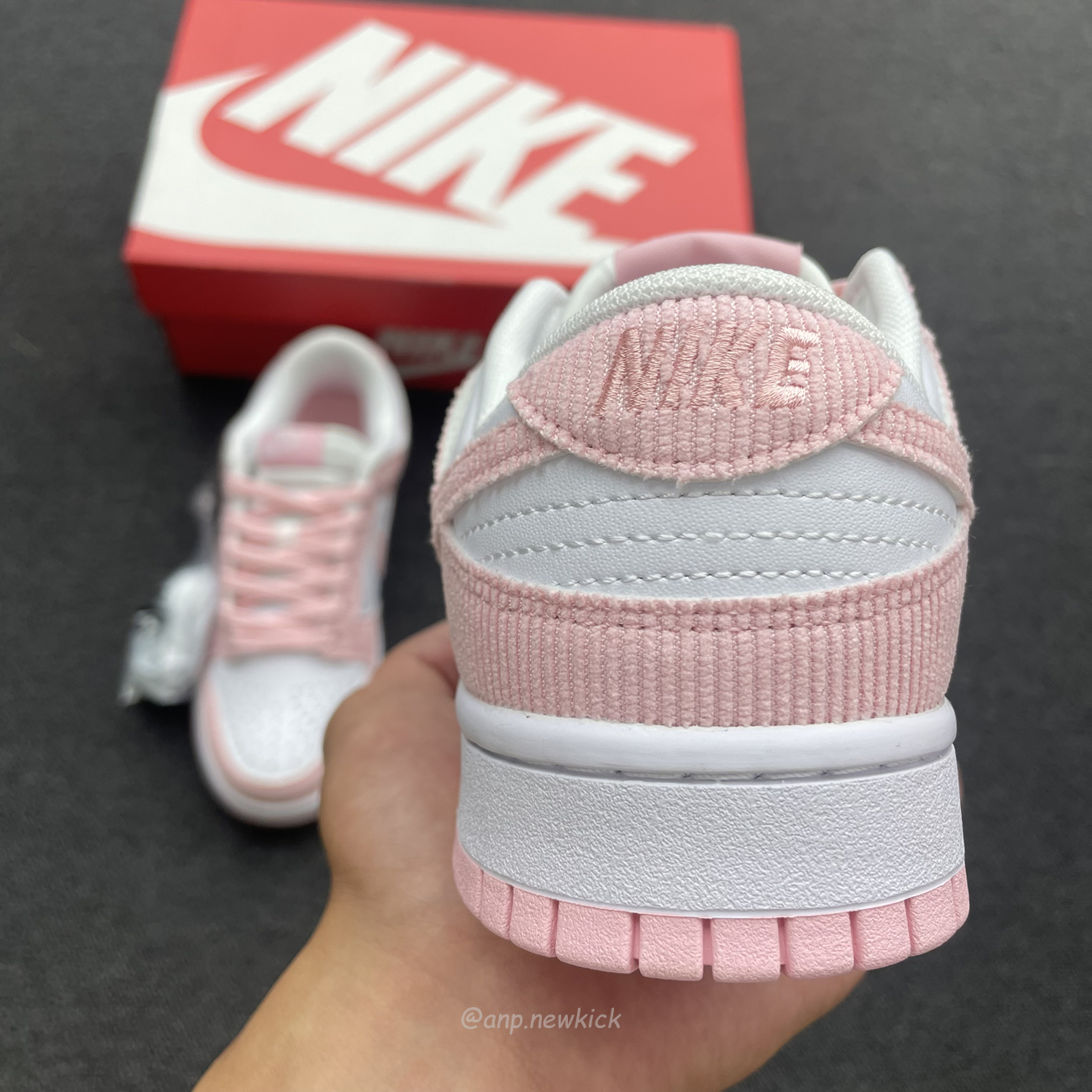 Nike Dunk Low Pink Corduroy Fn7167 100 (13) - www.newkick.vip