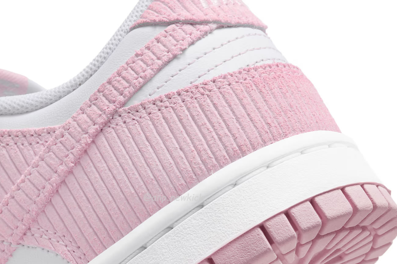 Nike Dunk Low Pink Corduroy Fn7167 100 (5) - www.newkick.vip