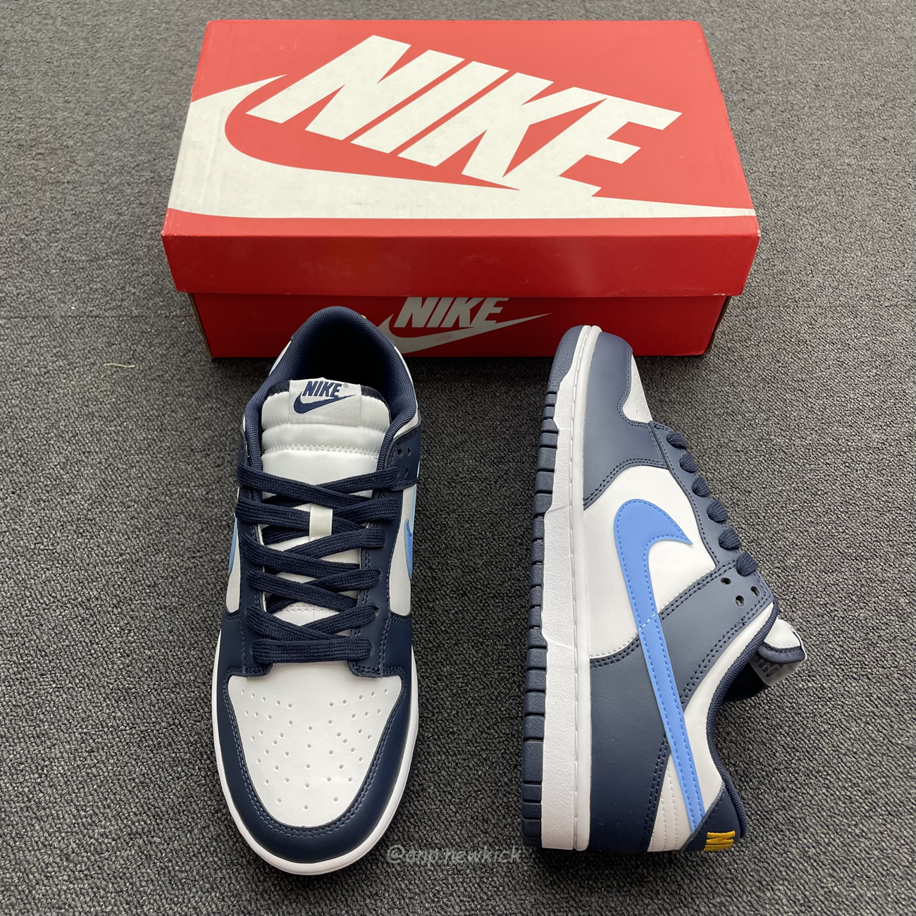 Nike Dunk Low Midnight Navy University Blue Fn7800 400 (12) - www.newkick.vip