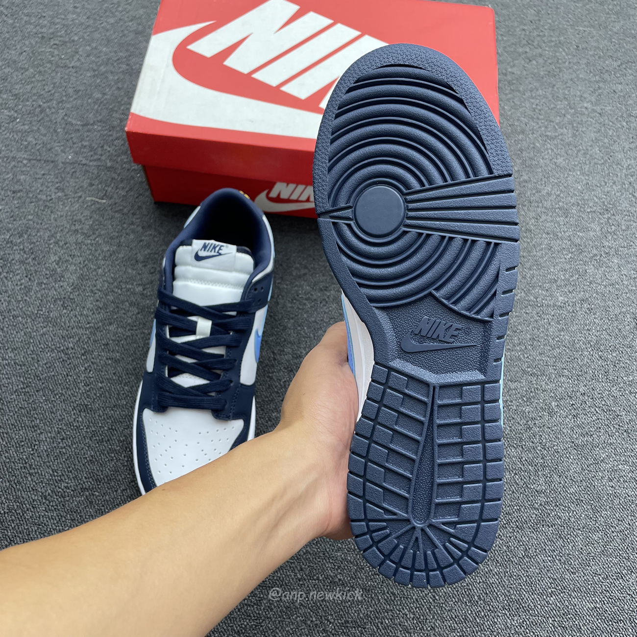 Nike Dunk Low Midnight Navy University Blue Fn7800 400 (6) - www.newkick.vip