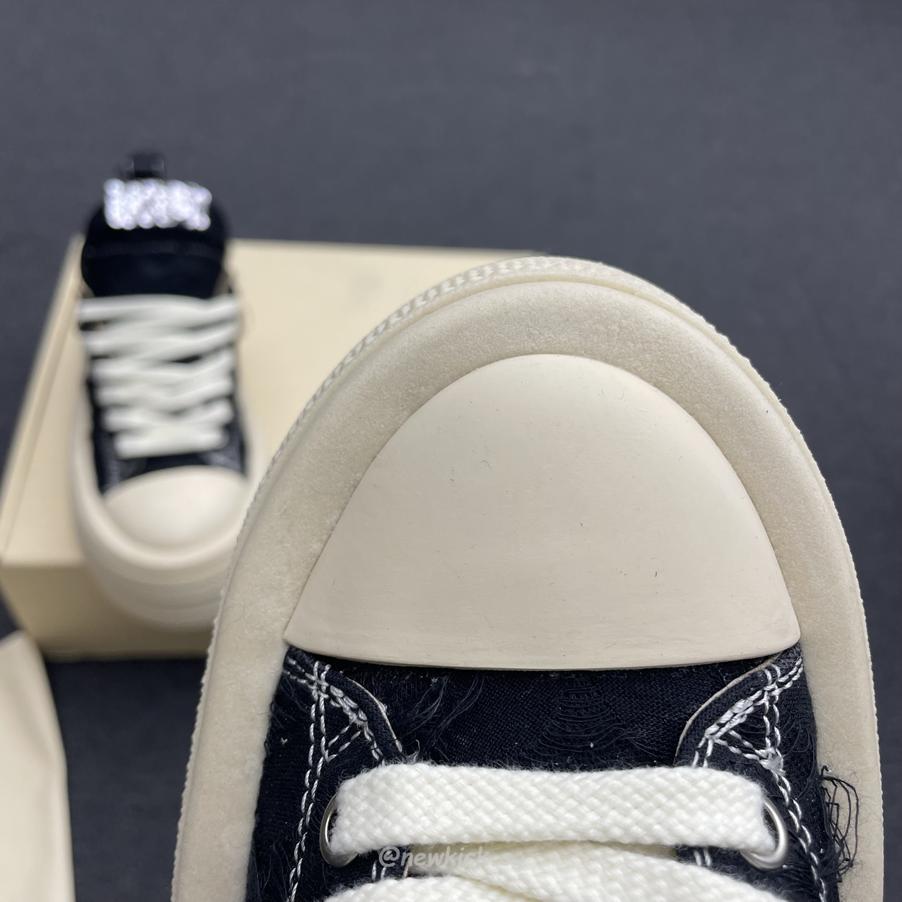 Foreshadow Double Uni Black Platform Sneaker (12) - www.newkick.vip