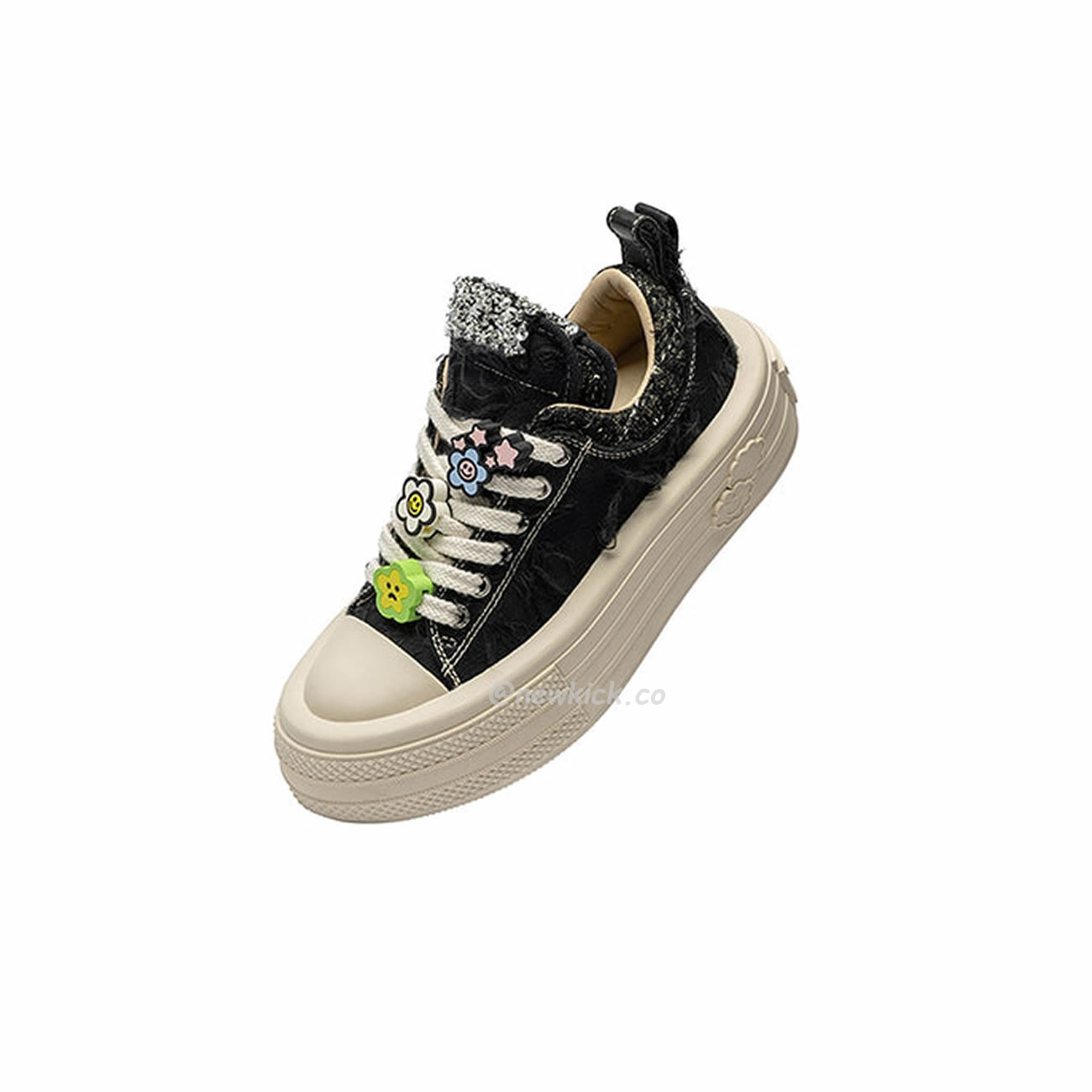 Foreshadow Double Uni Black Platform Sneaker (3) - www.newkick.vip