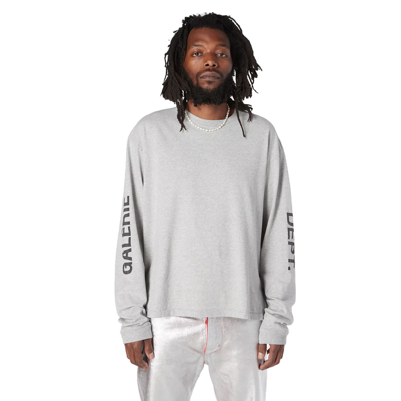 Gallery Dept. French Collector L S Tee White Blue Fw21 (4) - www.newkick.vip