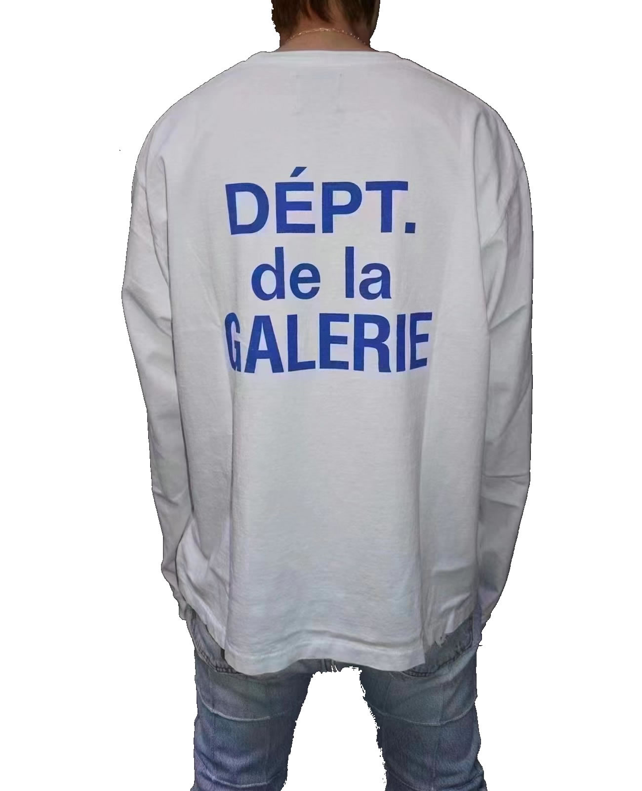 Gallery Dept. French Collector L S Tee White Blue Fw21 (2) - www.newkick.vip