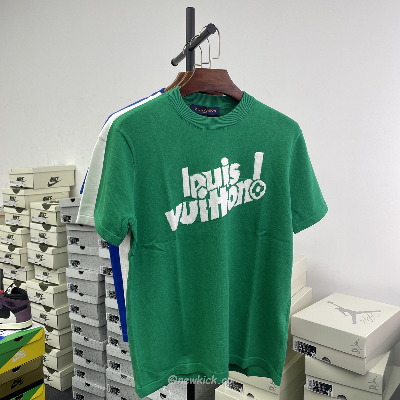 Louis Vuitton Everyday Lv Crewneck Green Black White (28) - www.newkick.vip