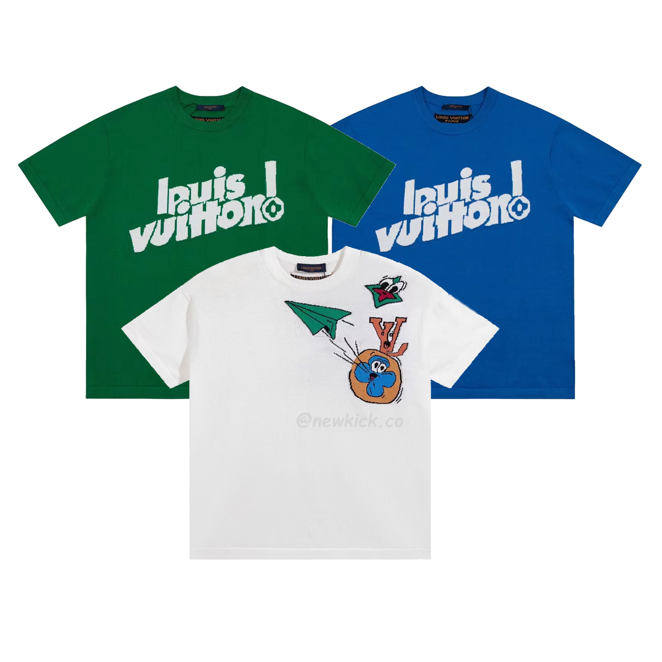 Louis Vuitton Everyday Lv Crewneck Green Black White (1) - www.newkick.vip