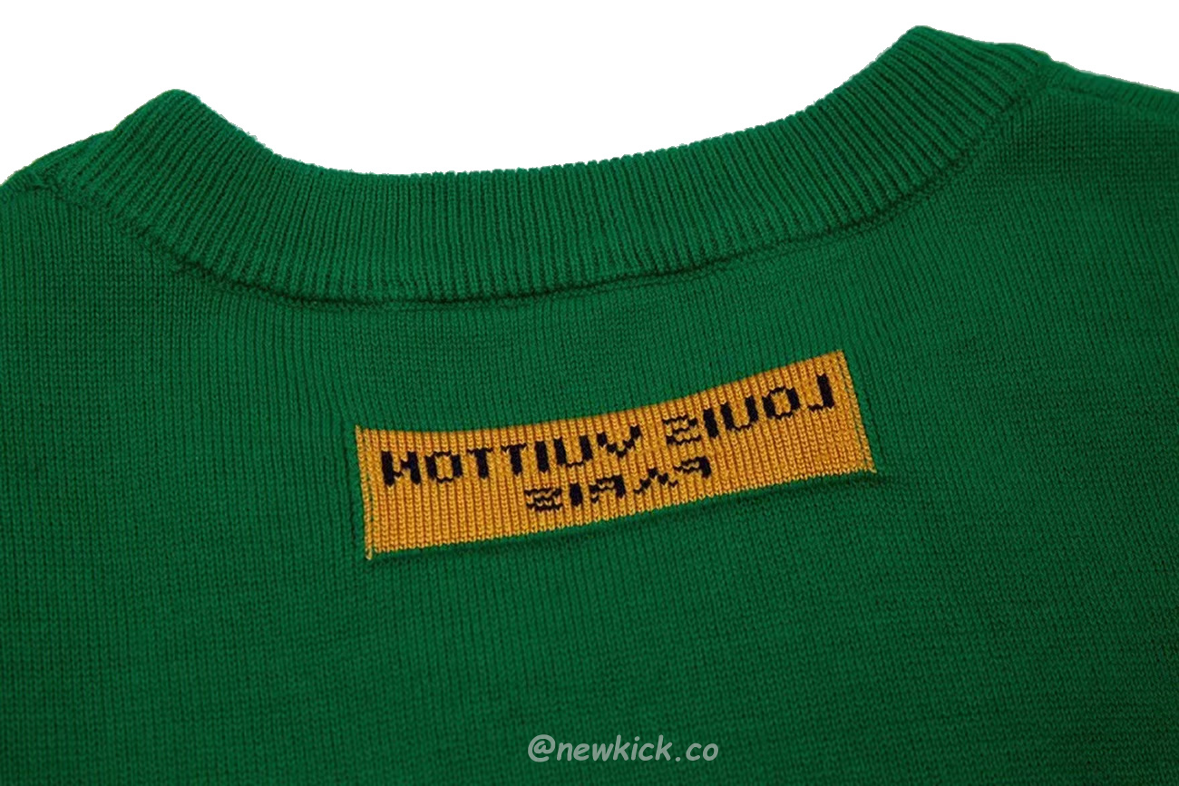 Louis Vuitton Everyday Lv Crewneck Green Black White (12) - www.newkick.vip