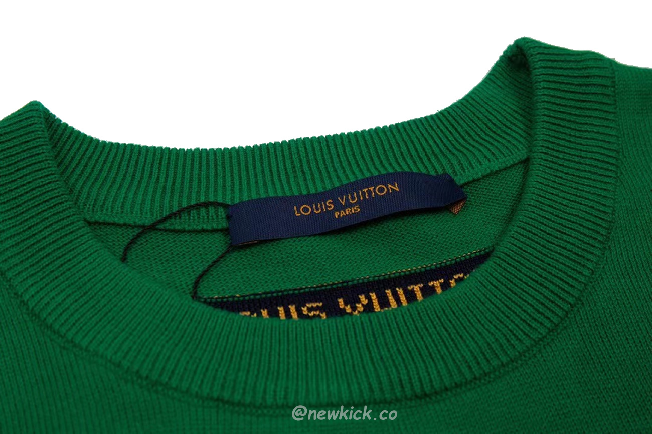 Louis Vuitton Everyday Lv Crewneck Green Black White (15) - www.newkick.vip