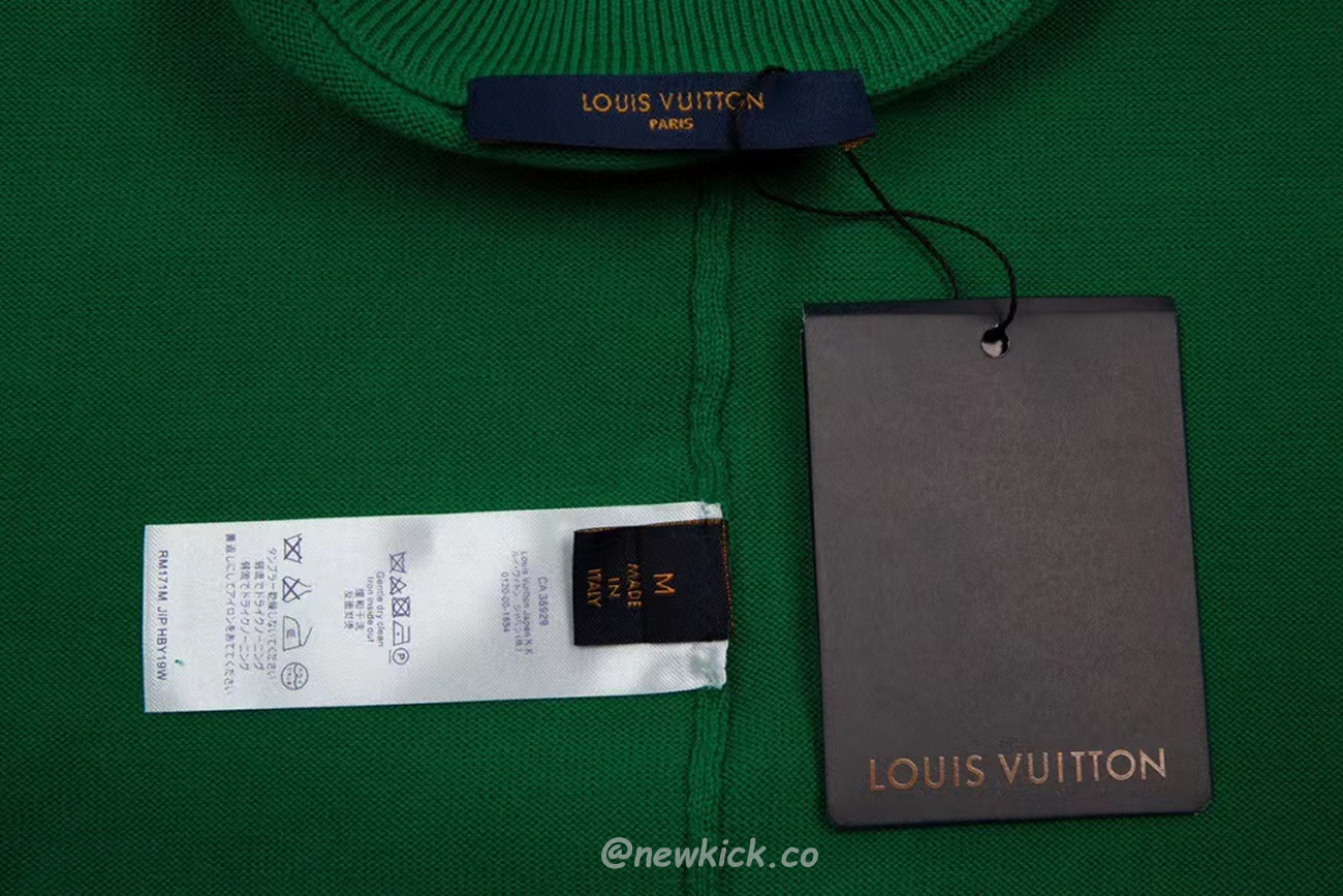 Louis Vuitton Everyday Lv Crewneck Green Black White (16) - www.newkick.vip