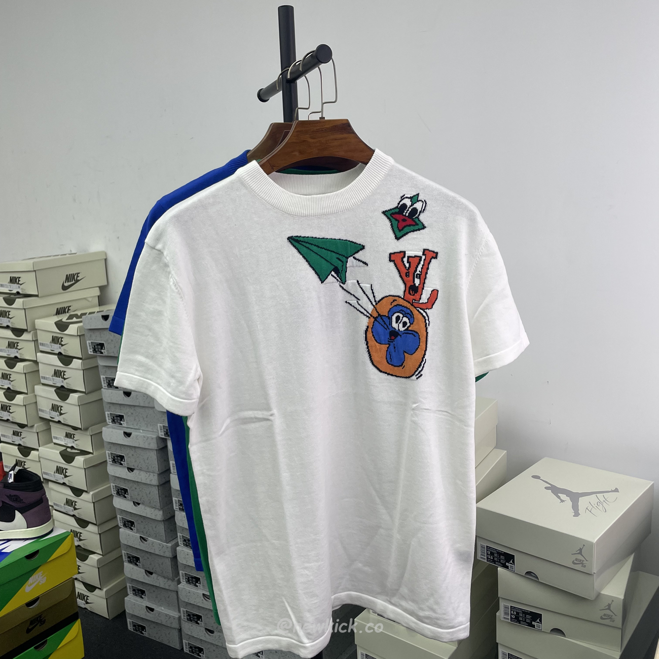 Louis Vuitton Everyday Lv Crewneck Green Black White (30) - www.newkick.vip