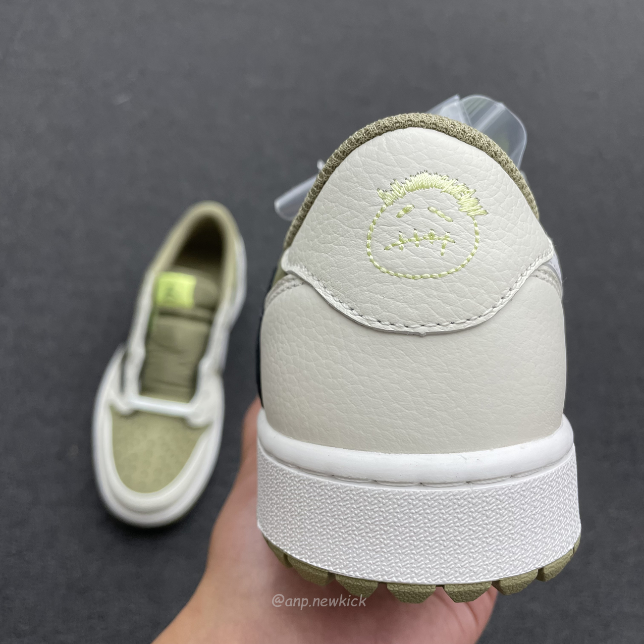 Air Jordan 1 Retro Low Golf Travis Scott Neutral Olive Fz3124 200 (2) - www.newkick.vip