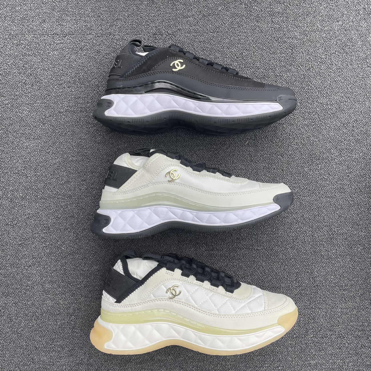 Chanel Casual Style Plain Logo Low Top Sneakers (2) - www.newkick.vip Chanel Casual Style Plain Logo Low Top Sneakers (2) - www.newkick.vip