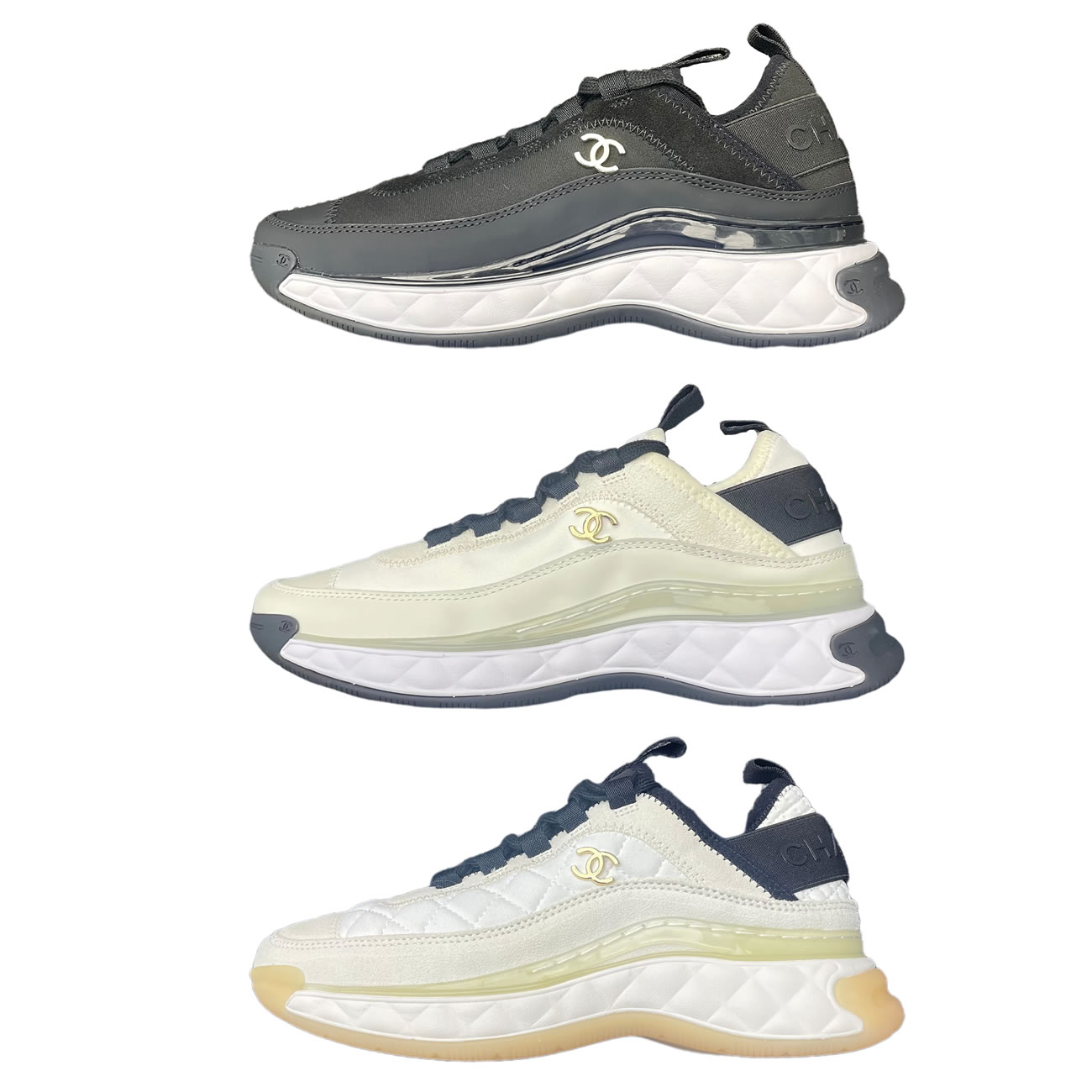 Chanel Casual Style Plain Logo Low Top Sneakers (1) - www.newkick.vip