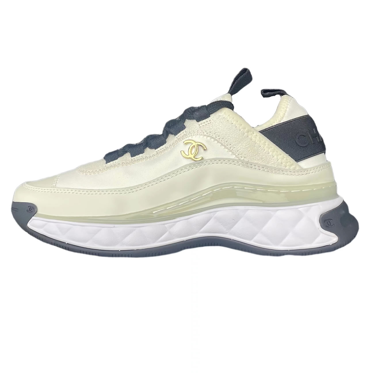 Chanel Casual Style Plain Logo Low Top Sneakers (3) - www.newkick.vip