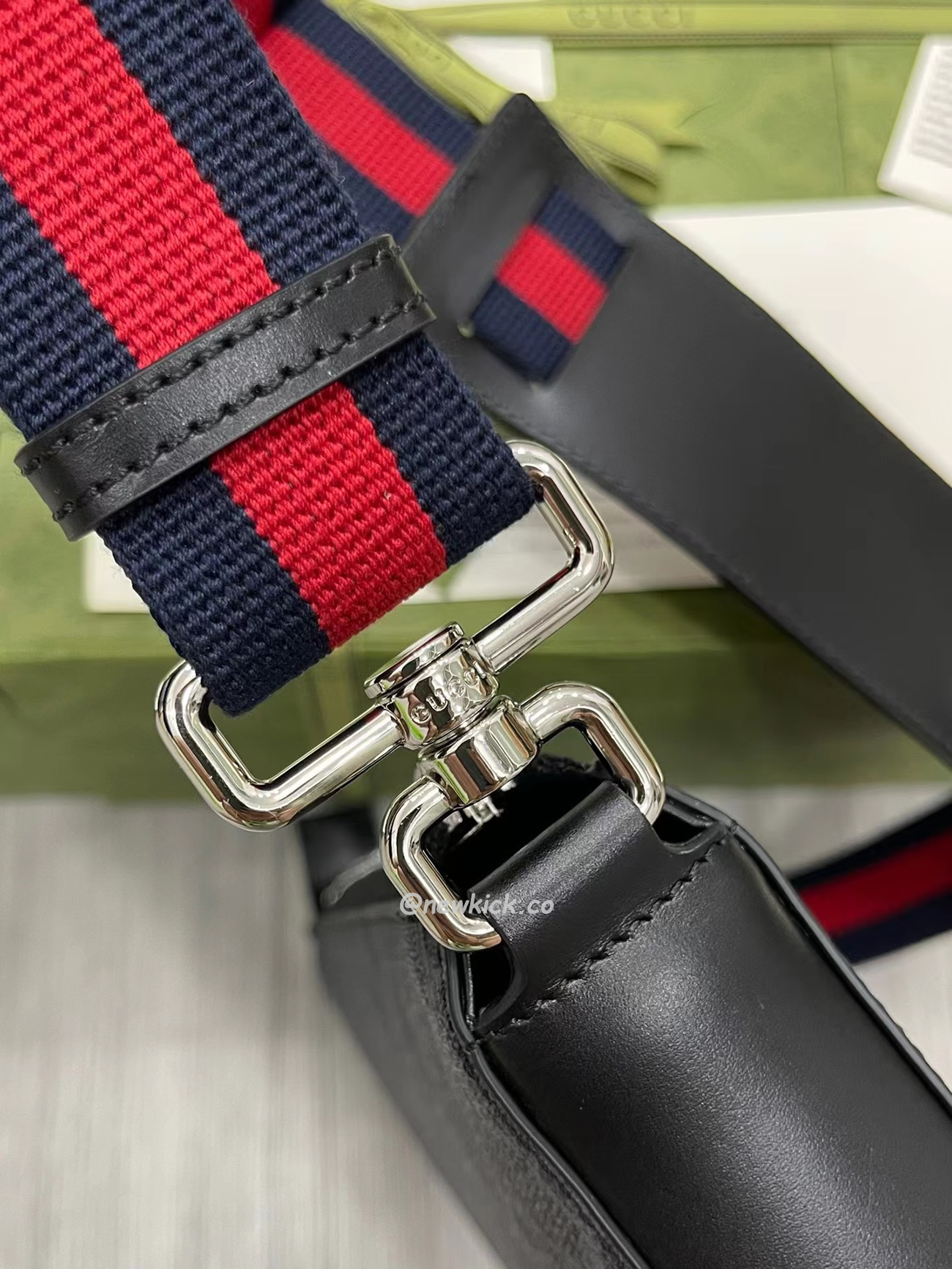 Gucci Gg Black Small Messenger Bag 523599 K5rln 1095 (14) - www.newkick.vip