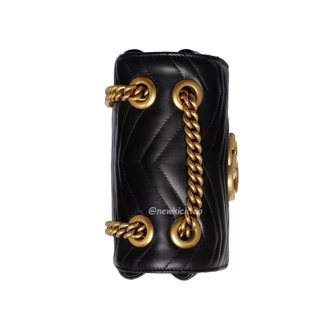 Gucci Gg Marmont Mini Shoulder Bag Matelasse Chevron Black (13) - www.newkick.vip