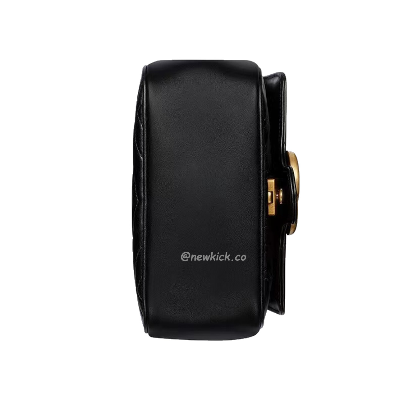 Gucci Gg Marmont Mini Shoulder Bag Matelasse Chevron Black (8) - www.newkick.vip