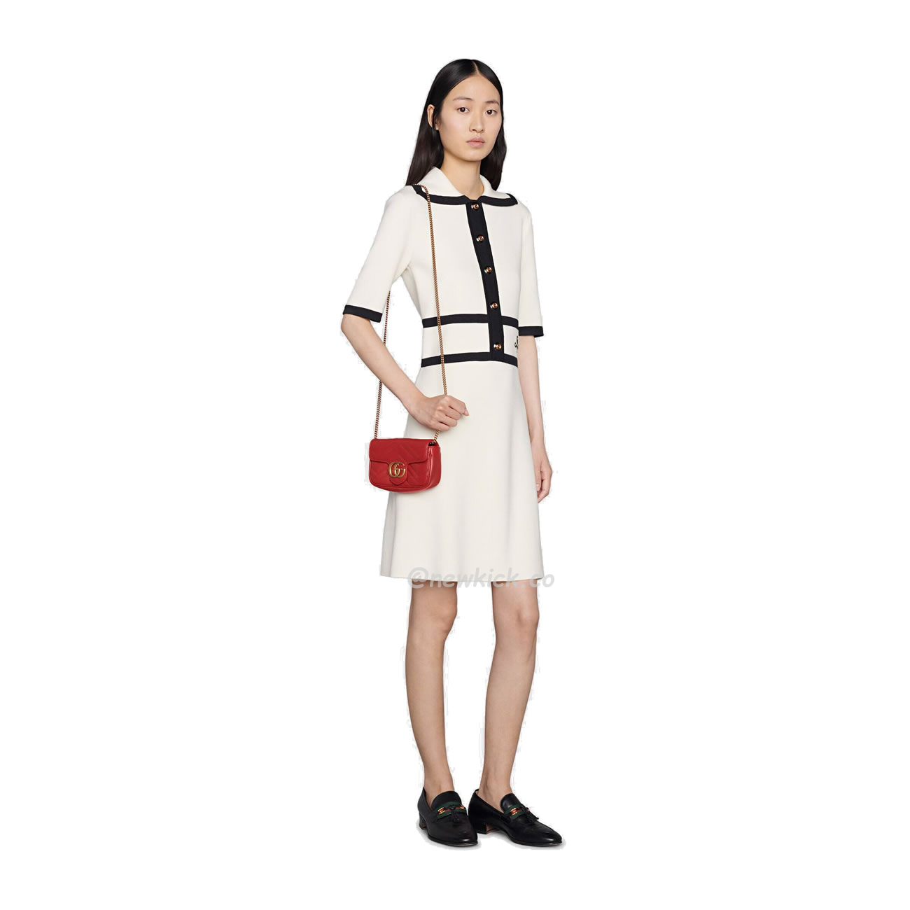Gucci Gg Marmont Matelasse Super Mini Bag Red (13) - www.newkick.vip
