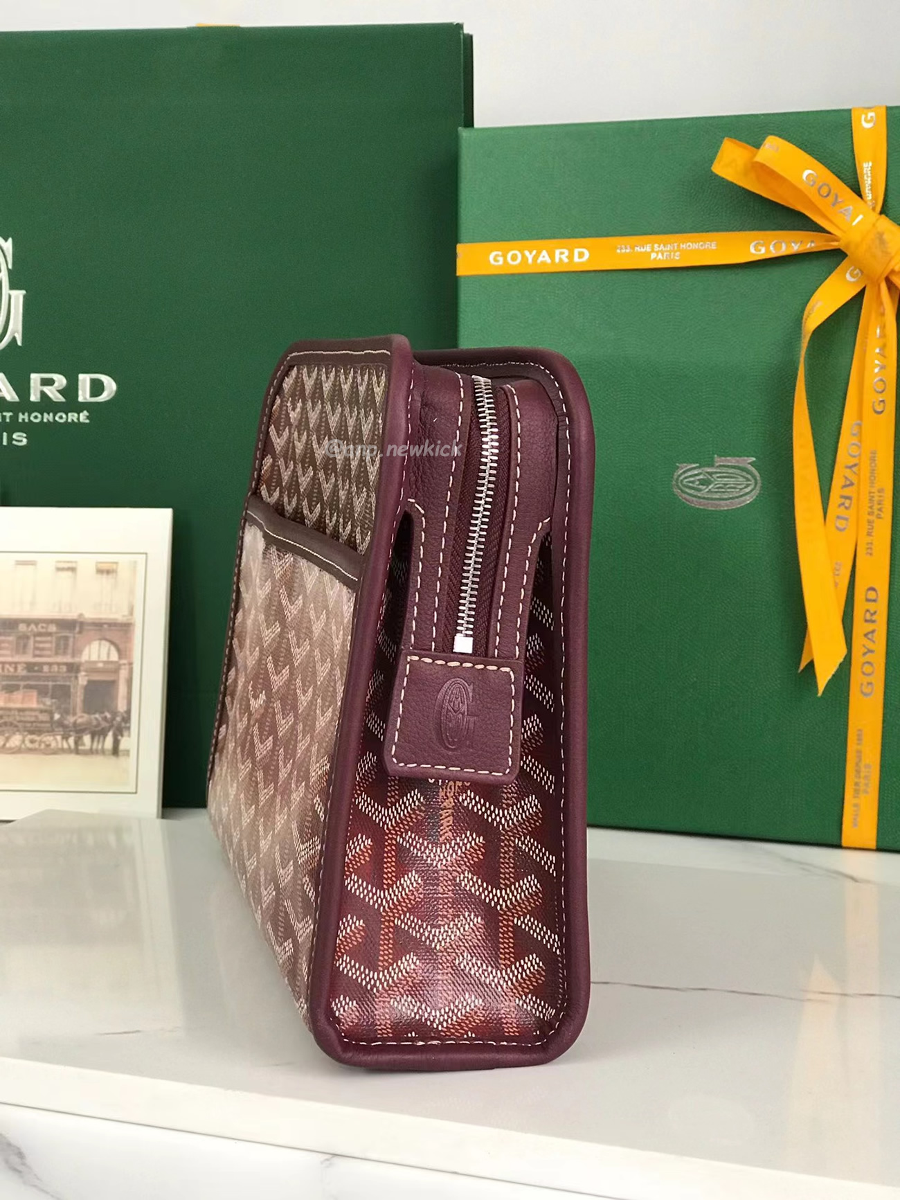 Goyard Jouvence Toiletry Bag Mm Green Black White Blue Purple Red Yellow (64) - www.newkick.vip Goyard Jouvence Toiletry Bag Mm Green Black White Blue Purple Red Yellow (64) - www.newkick.vip