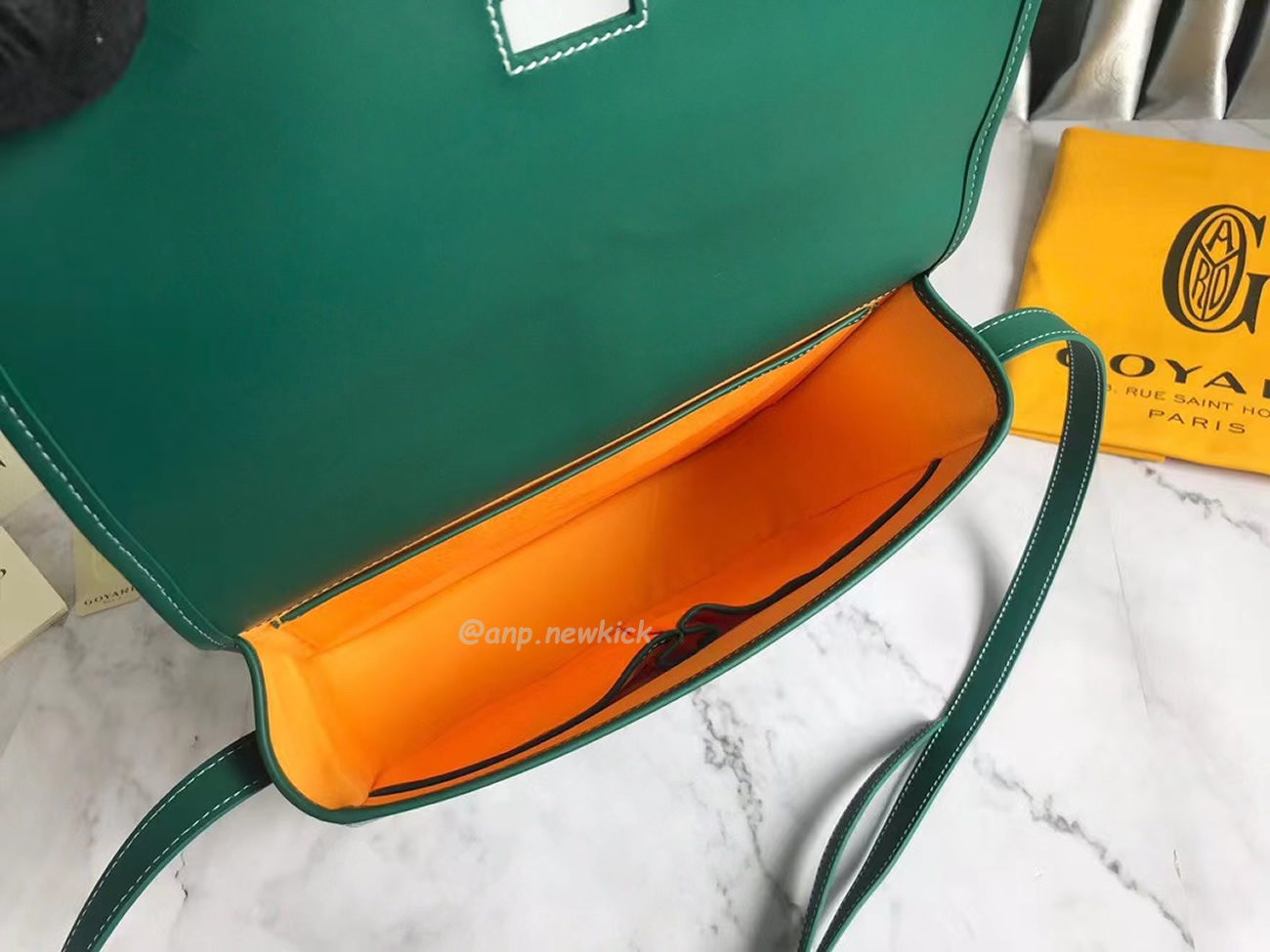 Goyard Belvedere Pm Green Red Sky Blue Black Yellow (19) - www.newkick.vip