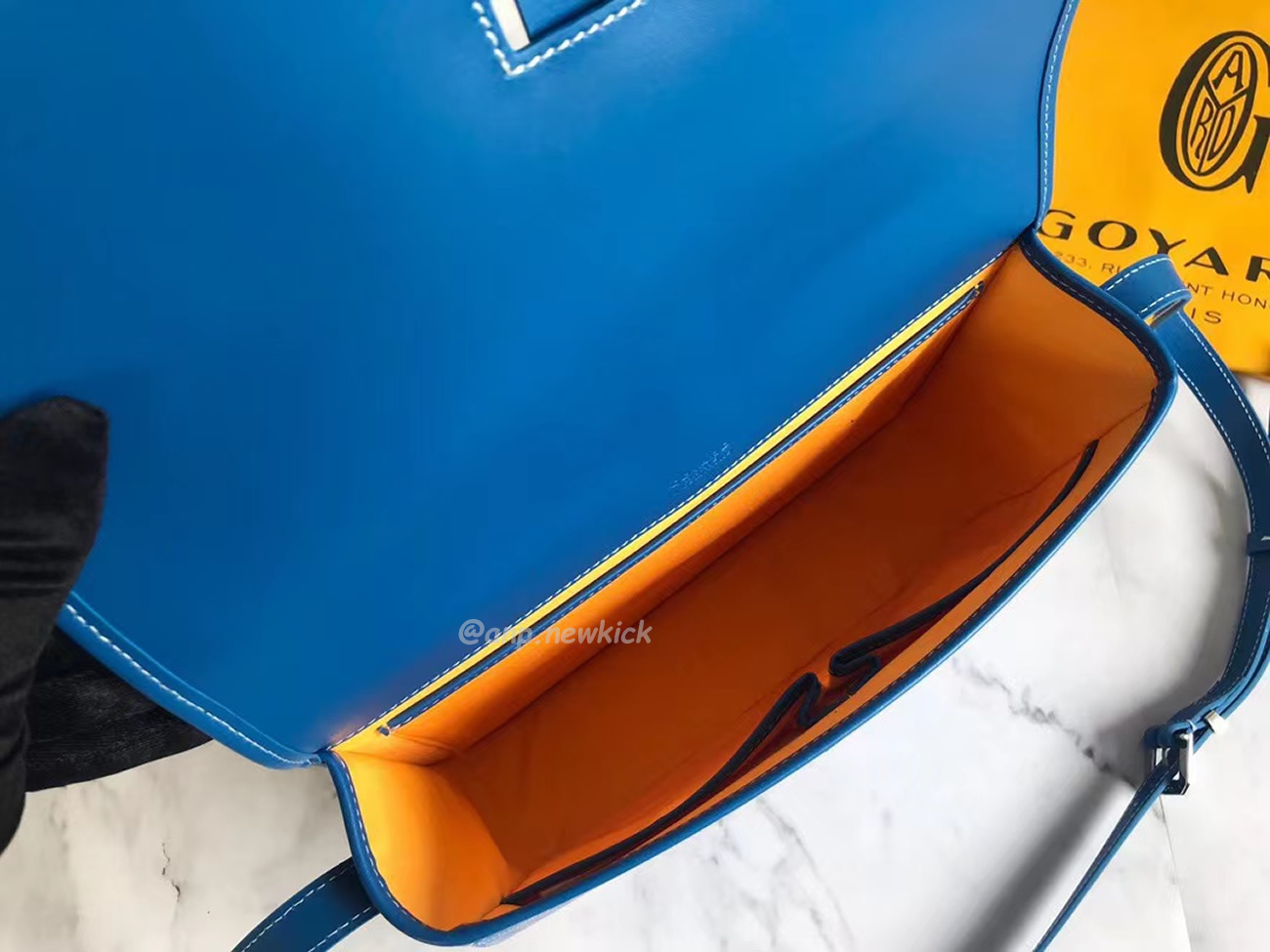 Goyard Belvedere Pm Green Red Sky Blue Black Yellow (15) - www.newkick.vip