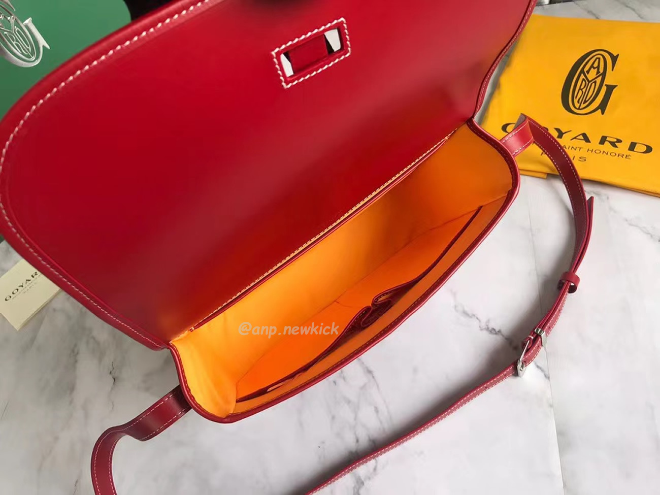 Goyard Belvedere Pm Green Red Sky Blue Black Yellow (25) - www.newkick.vip