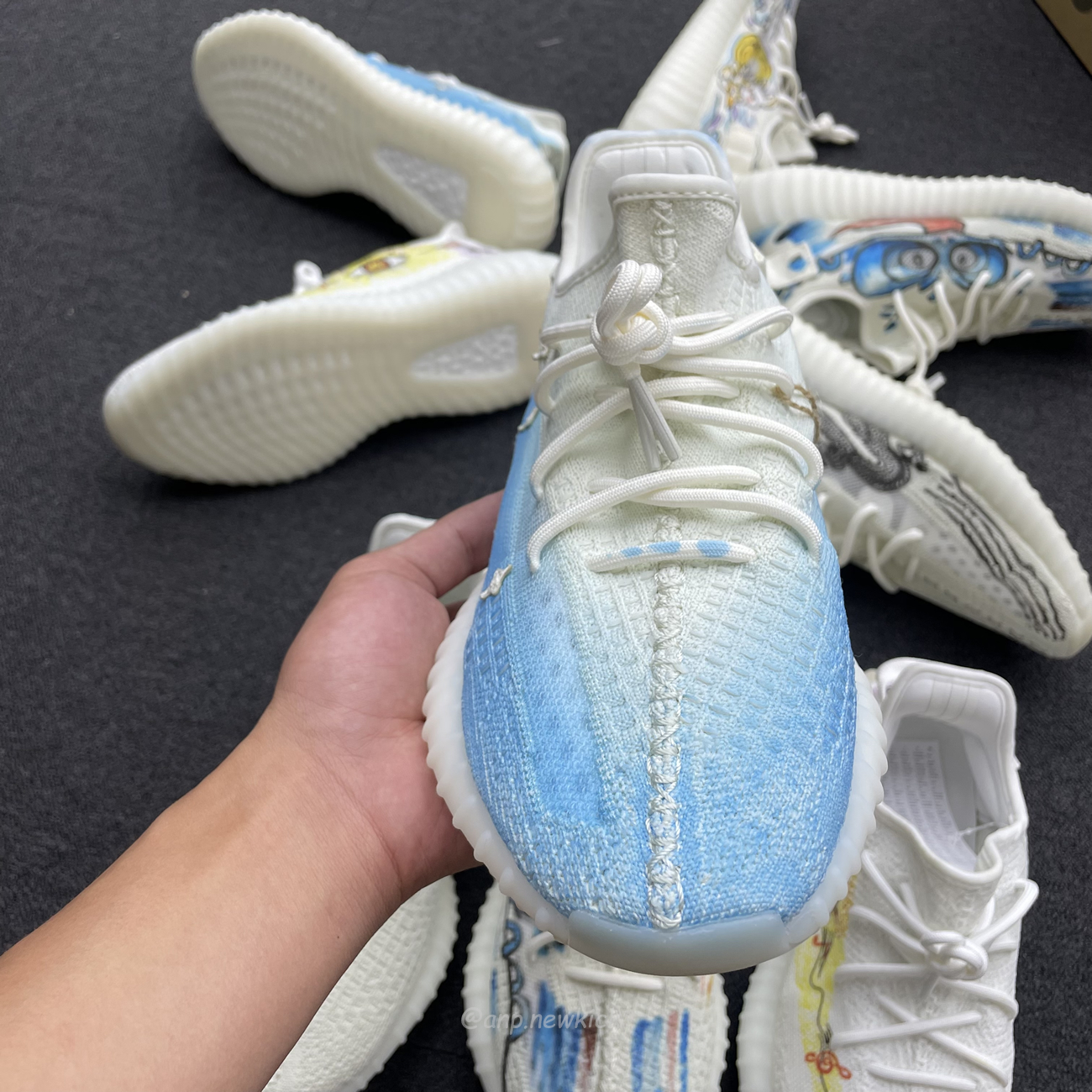 Adidas Yeezy Boost 350 V2 Bone Graffiti Hq6316 (18) - www.newkick.vip