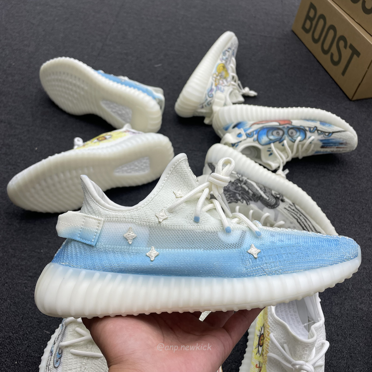 Adidas Yeezy Boost 350 V2 Bone Graffiti Hq6316 (19) - www.newkick.vip