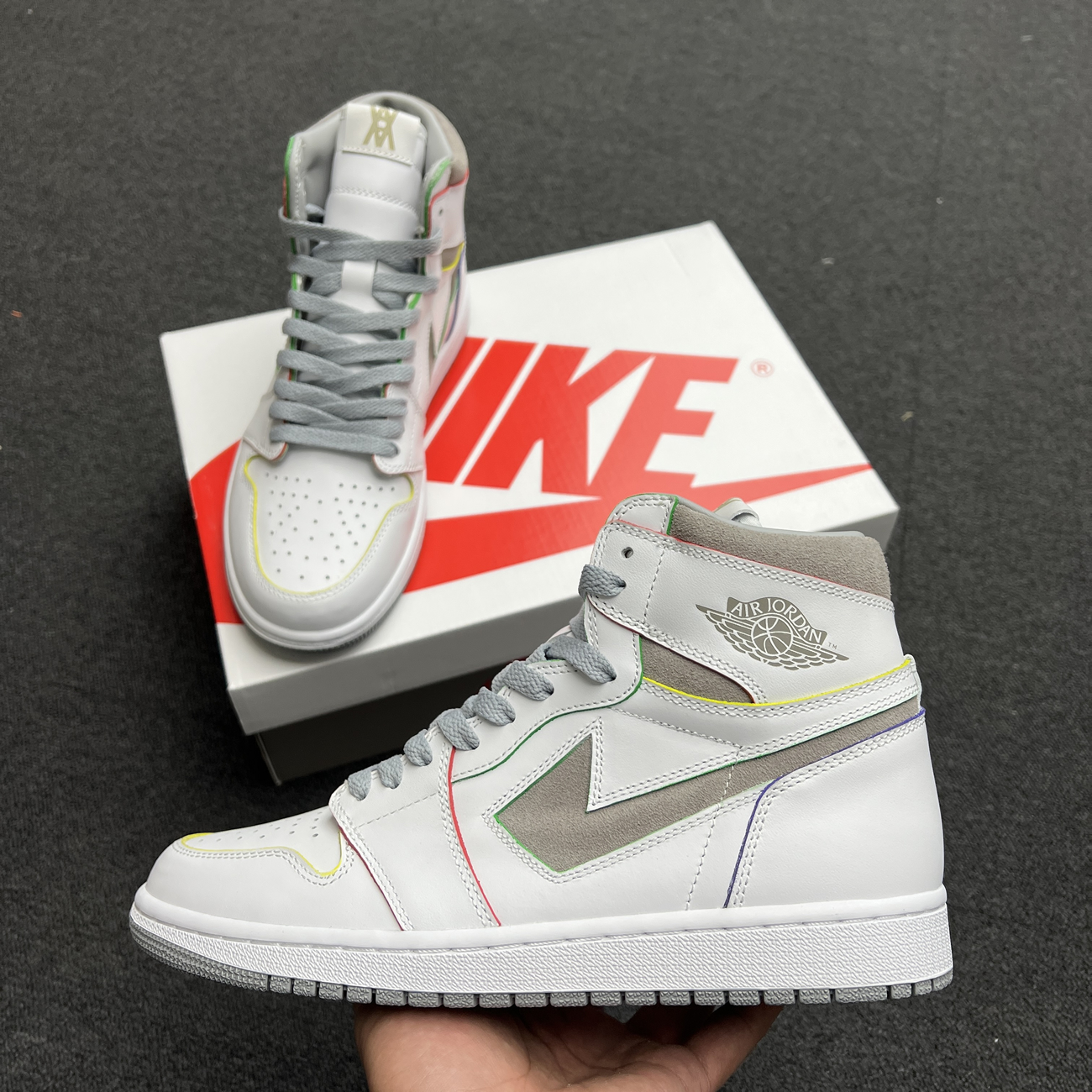 Air Jordan 1 Retro High Daniel Arsham Grey H022 (6) - www.newkick.vip Air Jordan 1 Retro High Daniel Arsham Grey H022 (6) - www.newkick.vip