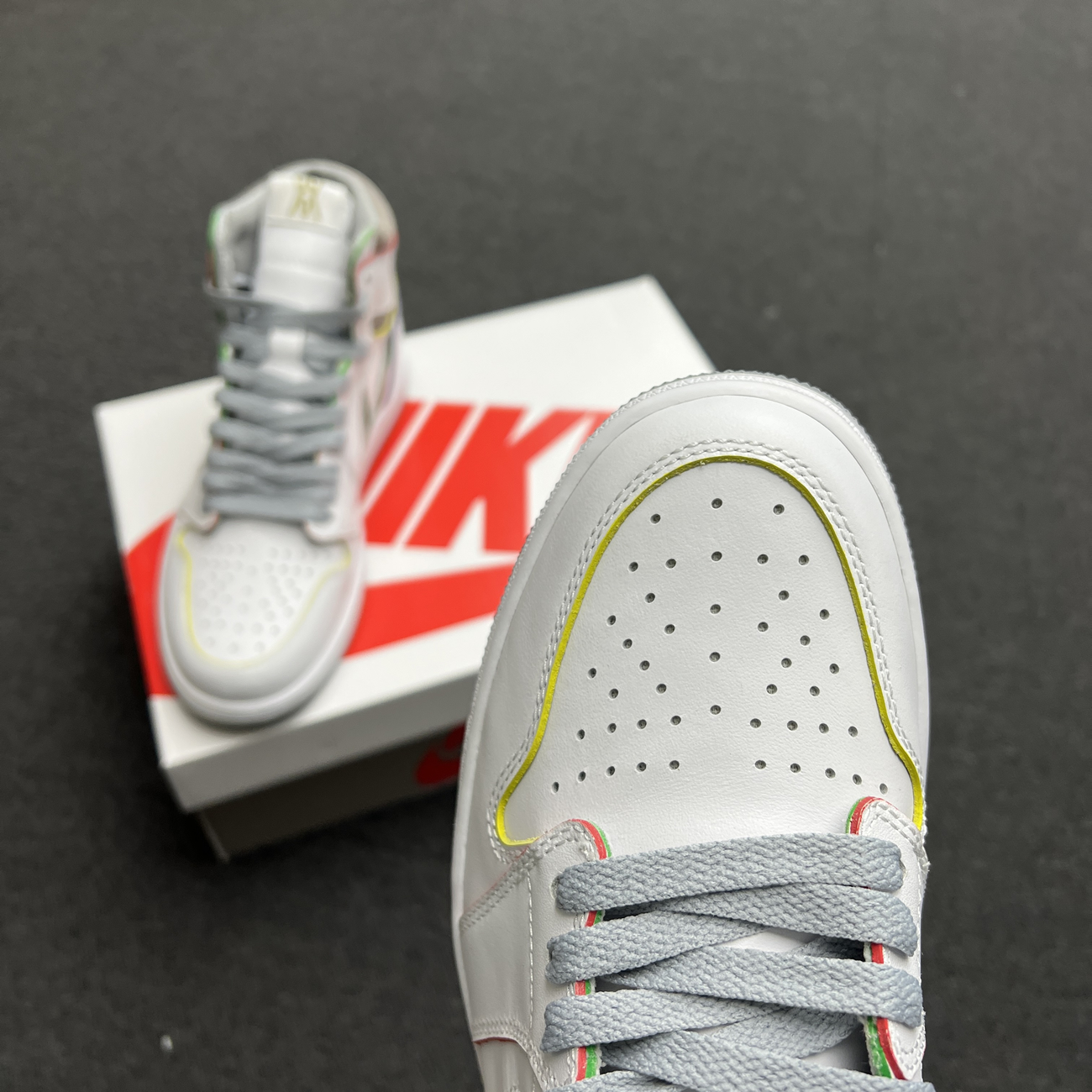 Air Jordan 1 Retro High Daniel Arsham Grey H022 (2) - www.newkick.vip