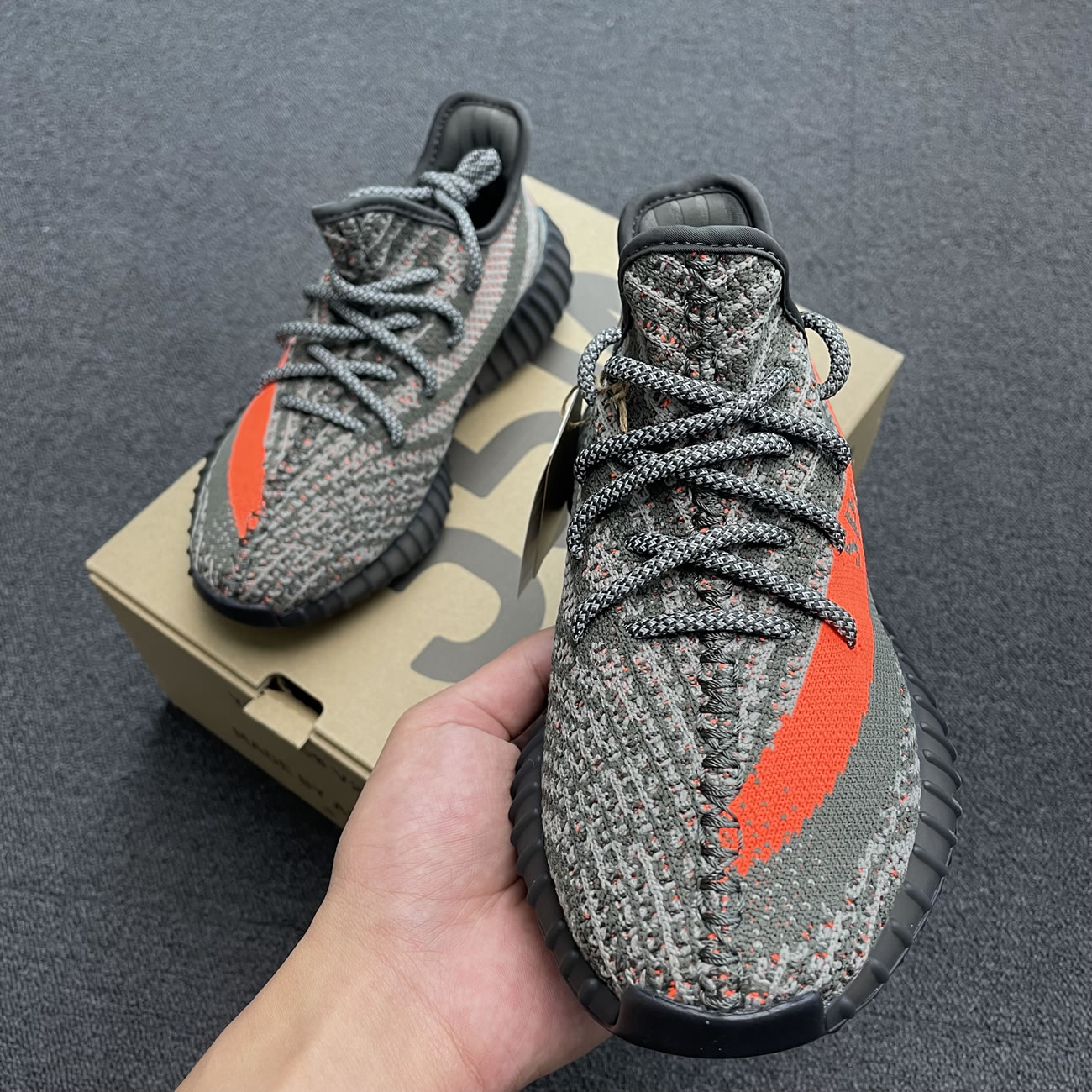 Adidas Yeezy Boost 350 V2 Dark Beluga Hq7045 (4) - www.newkick.vip