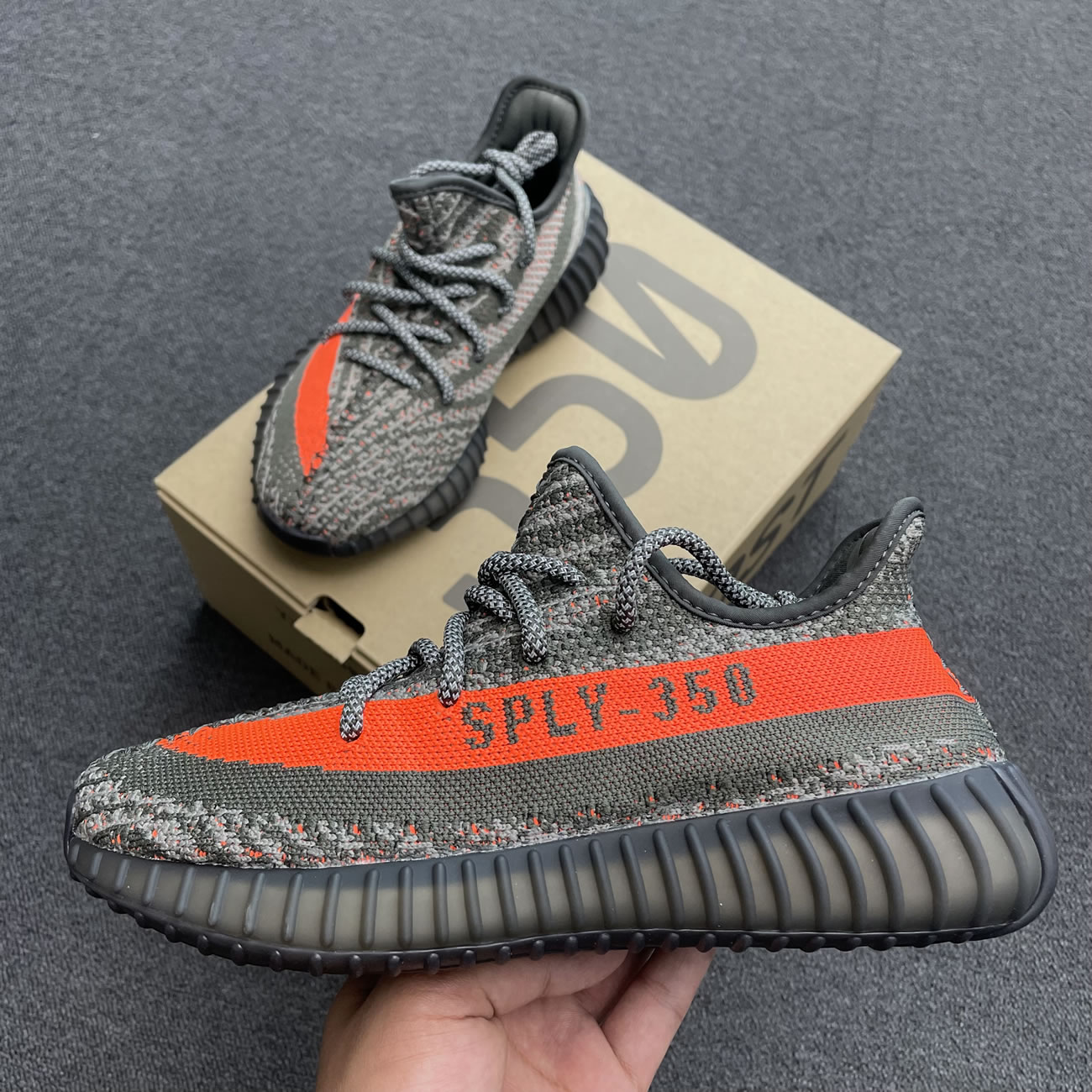 Adidas Yeezy Boost 350 V2 Dark Beluga Hq7045 (2) - www.newkick.vip