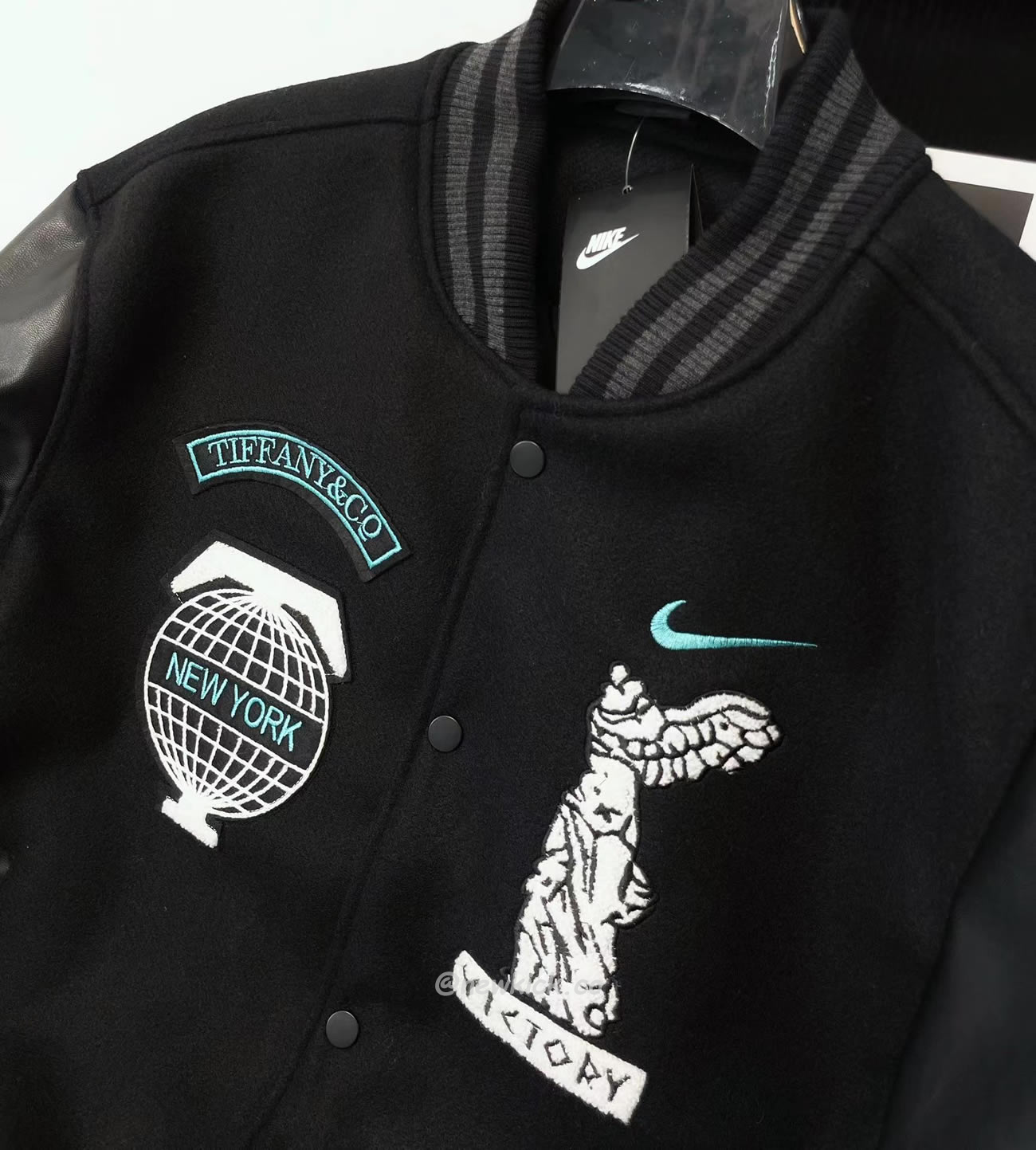 Nike X Tiffany Embroidered Baseball Jersey (5) - www.newkick.vip