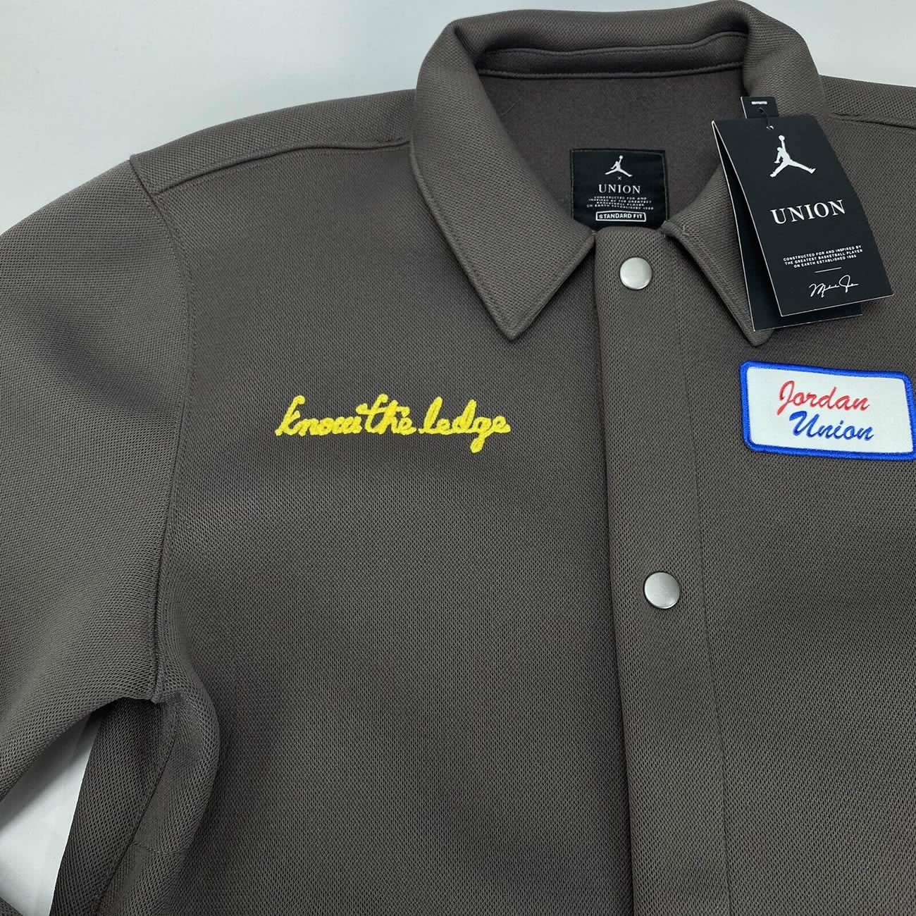 Jordan X Union Coaches Jacket Ironstone Fw20 (5) - www.newkick.vip