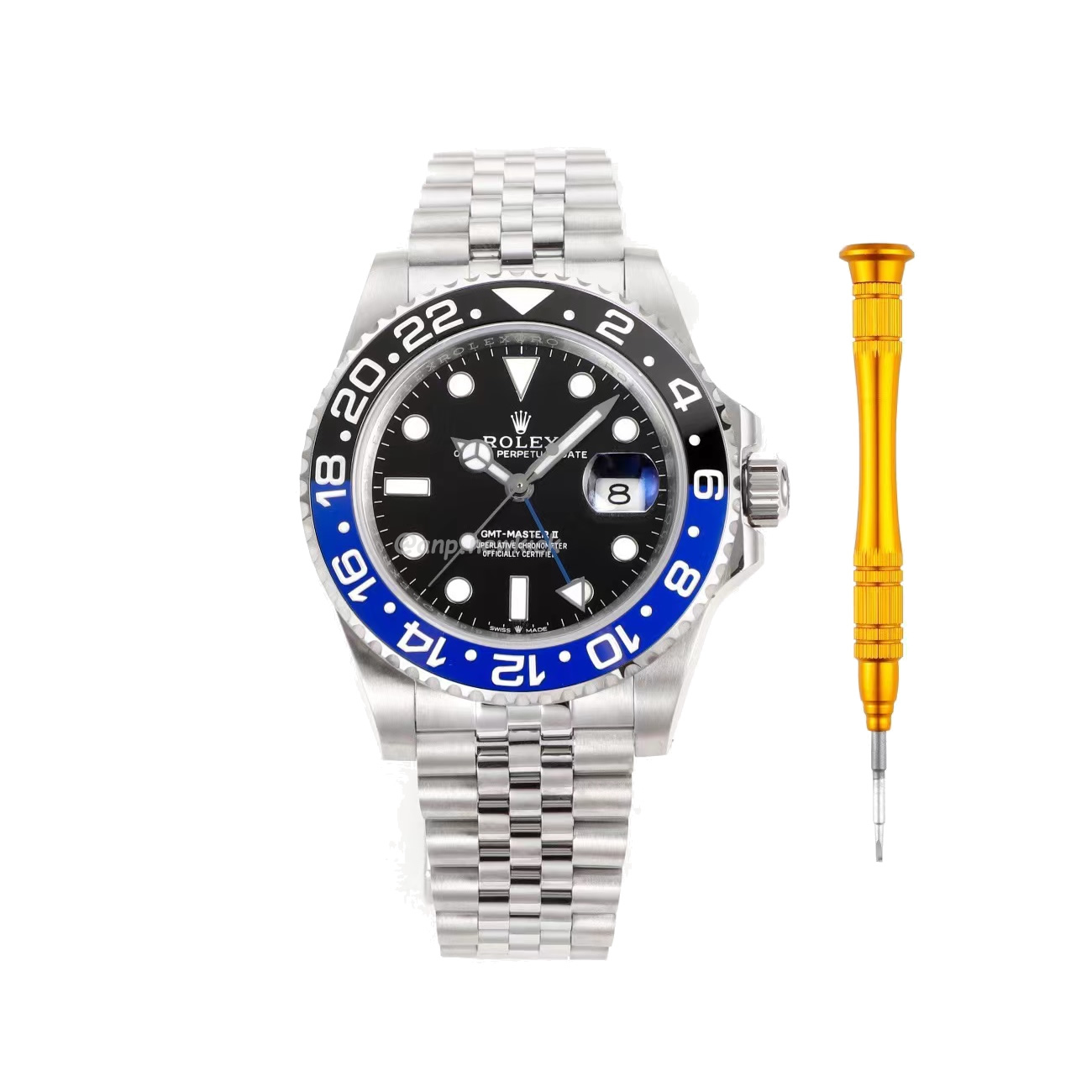Rolex Gmt Master Ii Battgirl Pepsi Jubilee (16) - www.newkick.vip