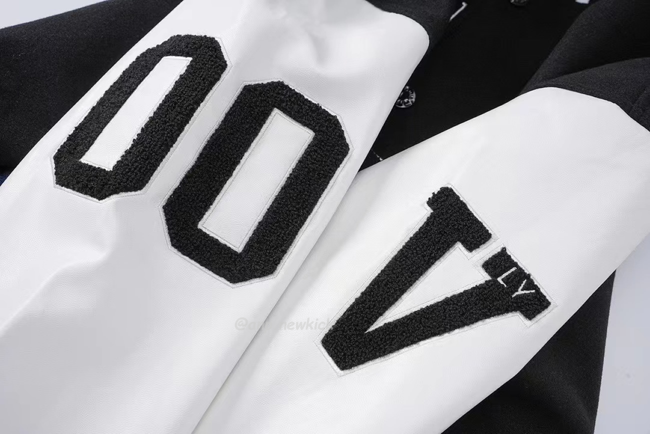Louis Vuitton Black L Patch Varsity Jacket (2) - www.newkick.vip