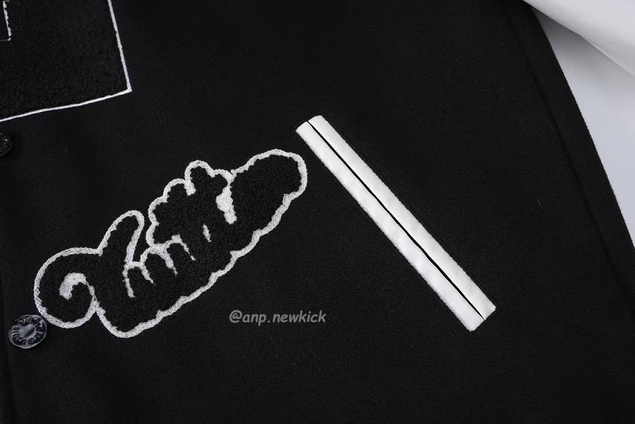 Louis Vuitton Black L Patch Varsity Jacket (3) - www.newkick.vip