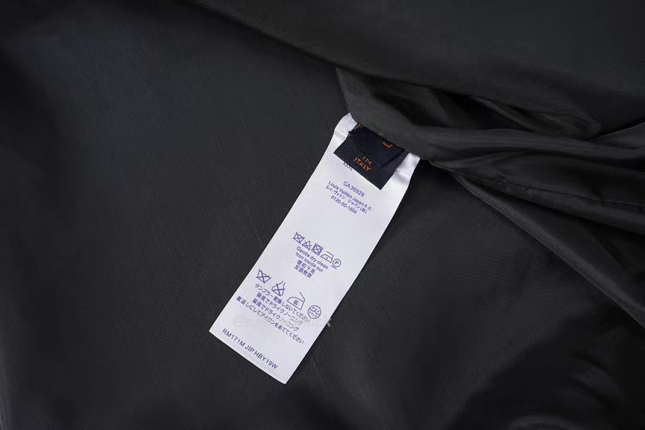 Louis Vuitton Black L Patch Varsity Jacket (4) - www.newkick.vip