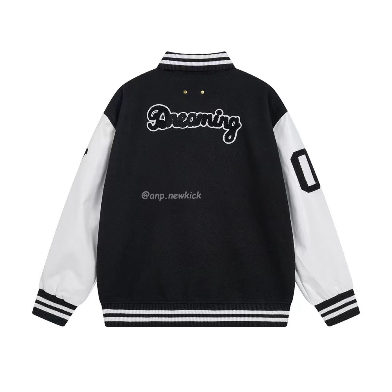 Louis Vuitton Black L Patch Varsity Jacket (6) - www.newkick.vip