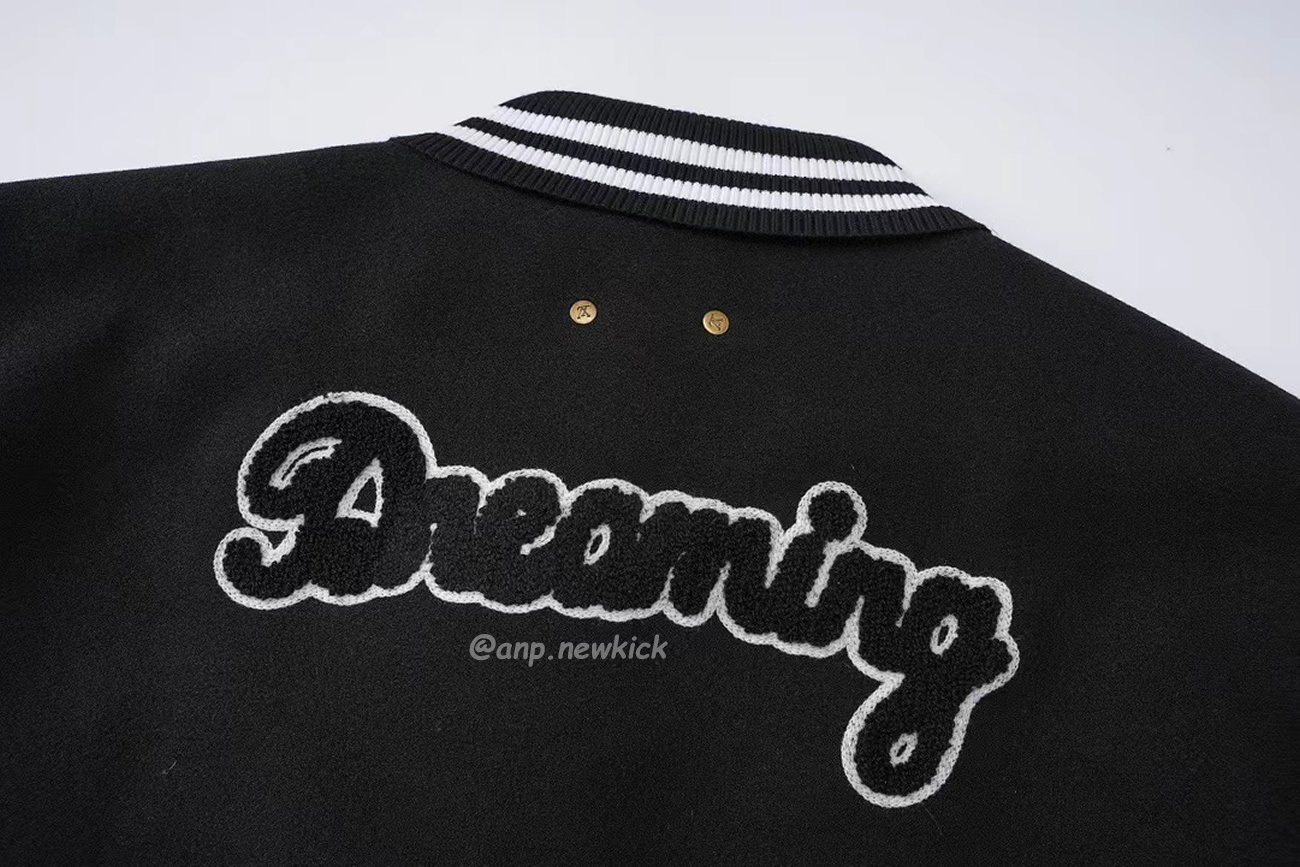 Louis Vuitton Black L Patch Varsity Jacket (7) - www.newkick.vip