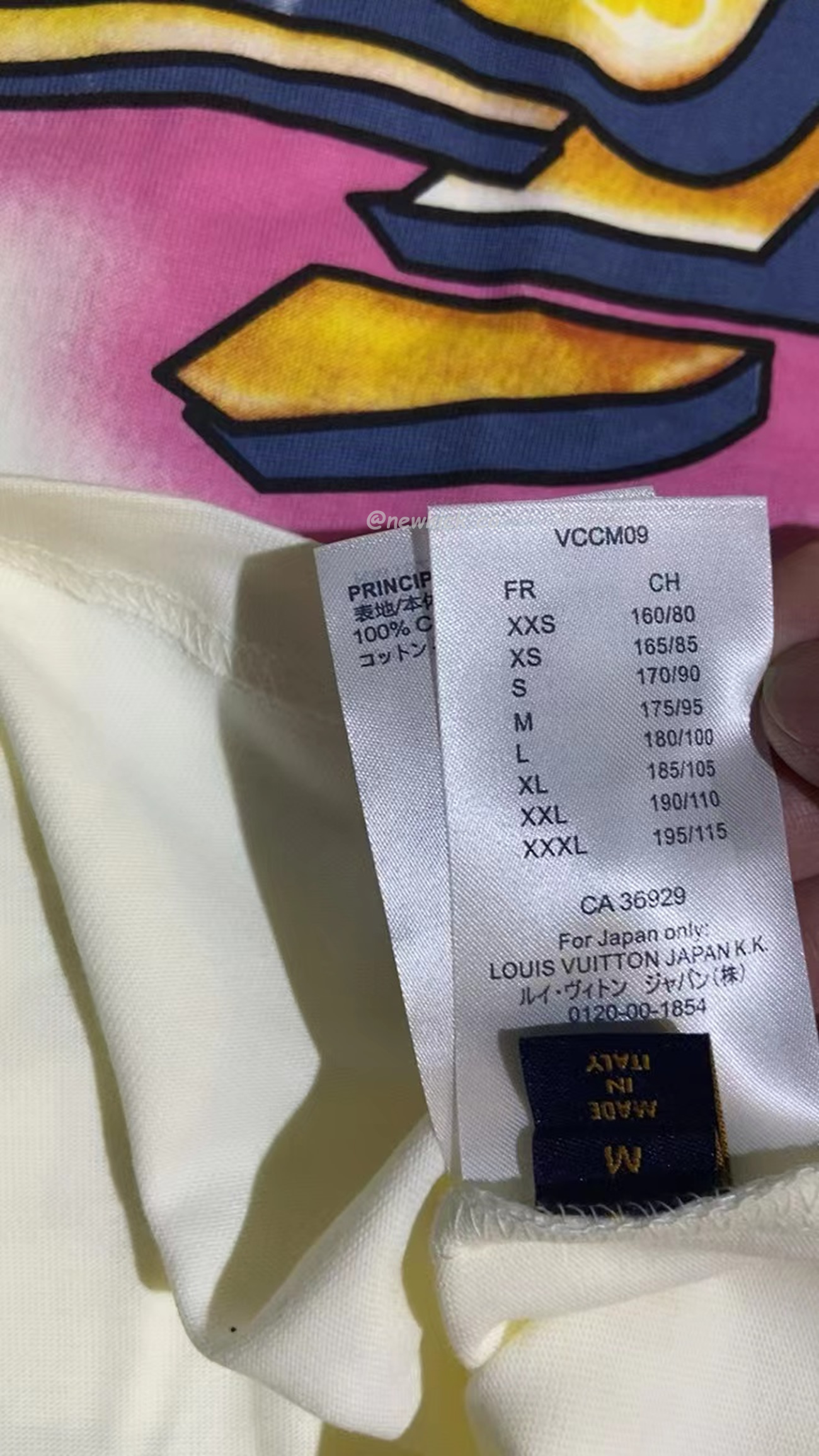 Louis Vuitton Graffiti T Shirt Milky White (5) - www.newkick.vip