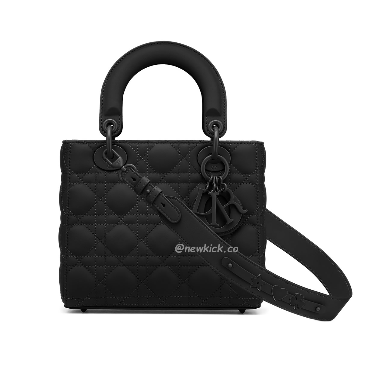 Dior My Lady Abc Black Ultra Matte Canage Calfskin With Rattan Pattern M0538sloi M989 (1) - www.newkick.vip