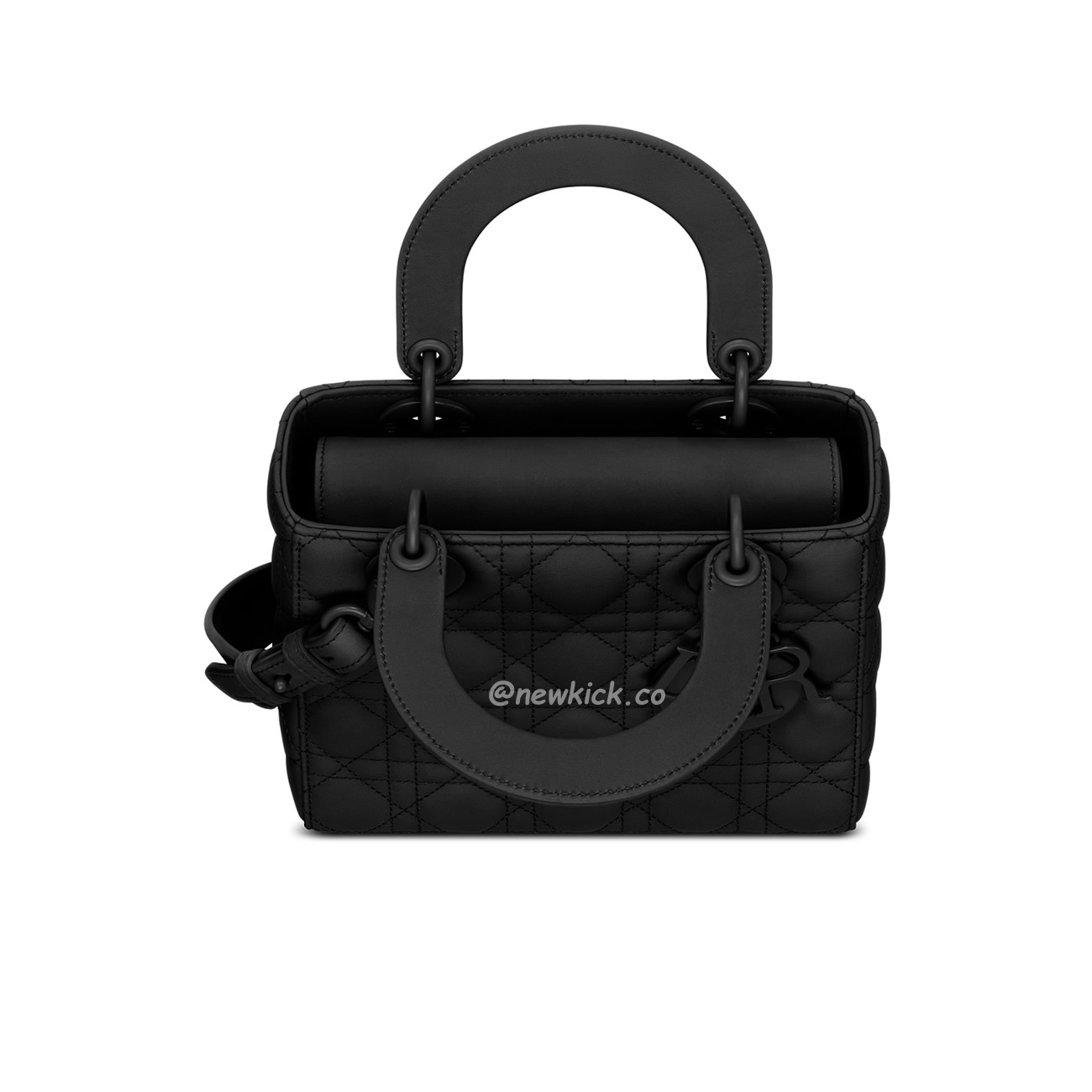 Dior My Lady Abc Black Ultra Matte Canage Calfskin With Rattan Pattern M0538sloi M989 (3) - www.newkick.vip