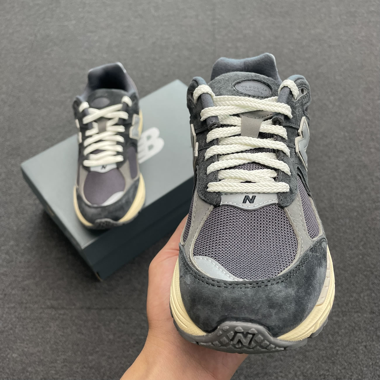 New Balance 2002r Black Dark Grey M2002rho (9) - www.newkick.vip